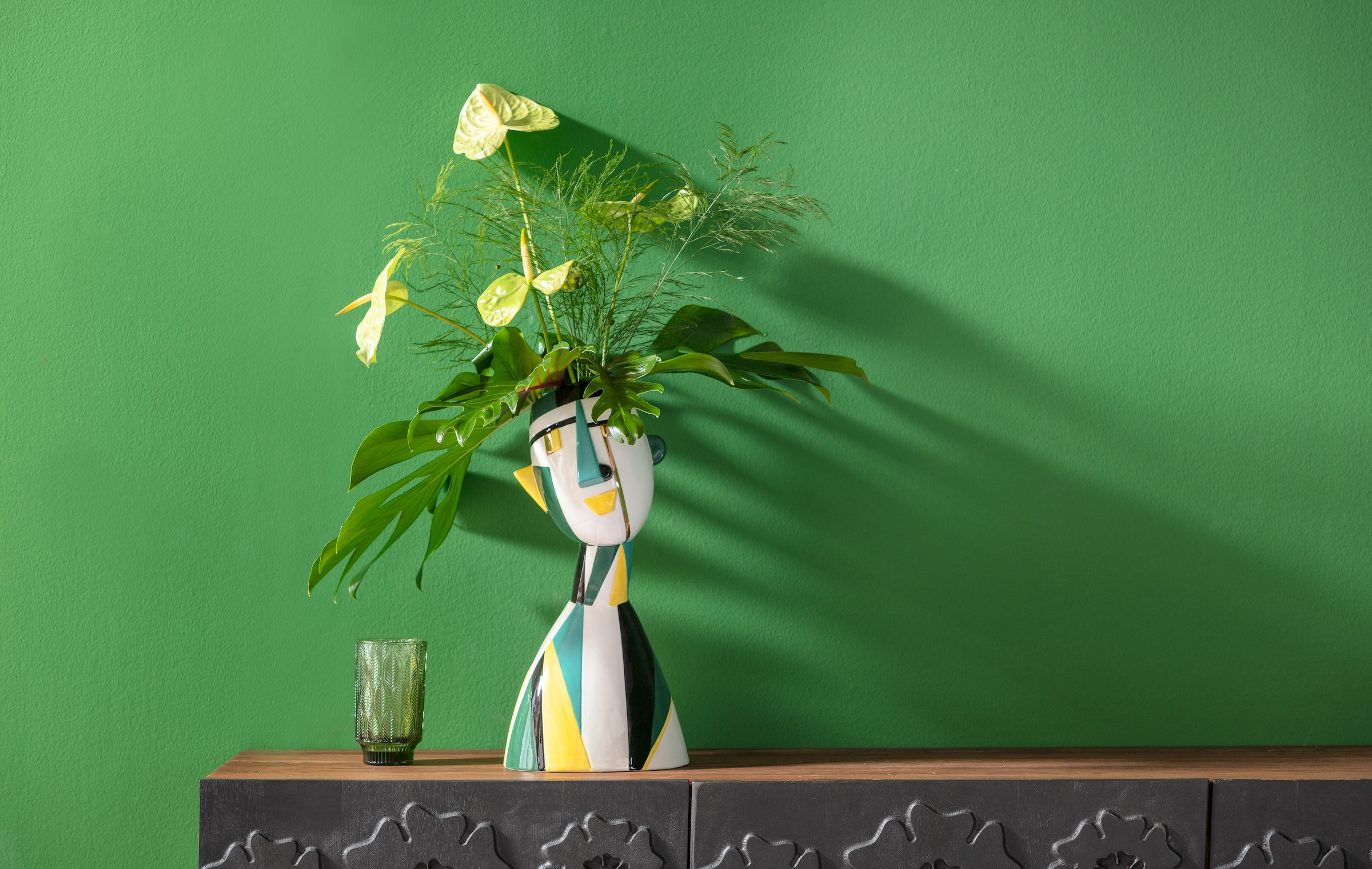 Kare Design Dekovase »Deko Happy Face 43cm«