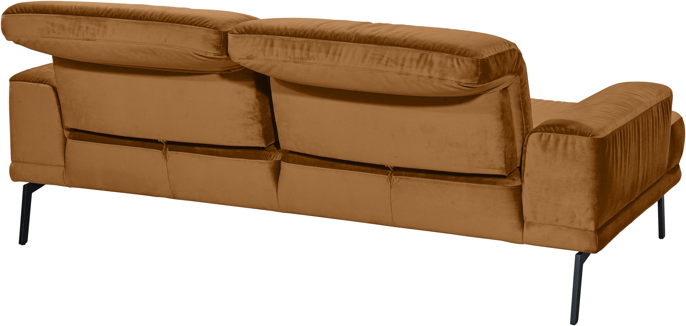 Musterring 3-Sitzer »MR 4580«, inkl. Kopf- und Sitztiefenverstellung, Fuß schwarz, B228 x T103 cm