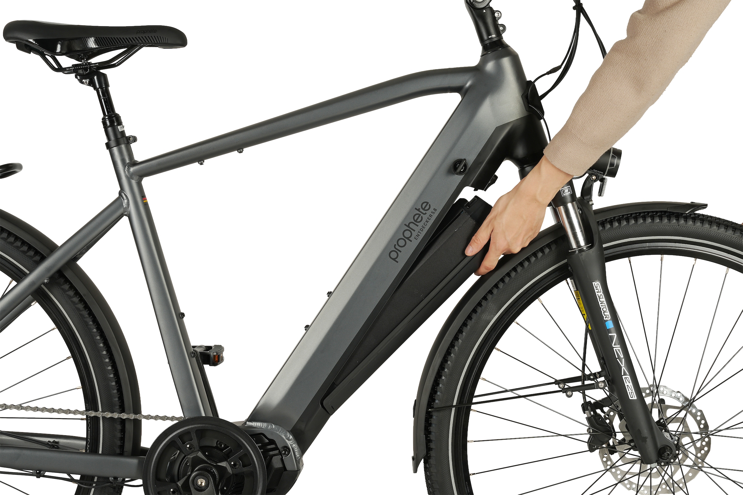 Prophete »Entdecker 5.8« 10 Gang Shimano Deore Schaltwerk Kettenschaltung Mittelmotor 250 W