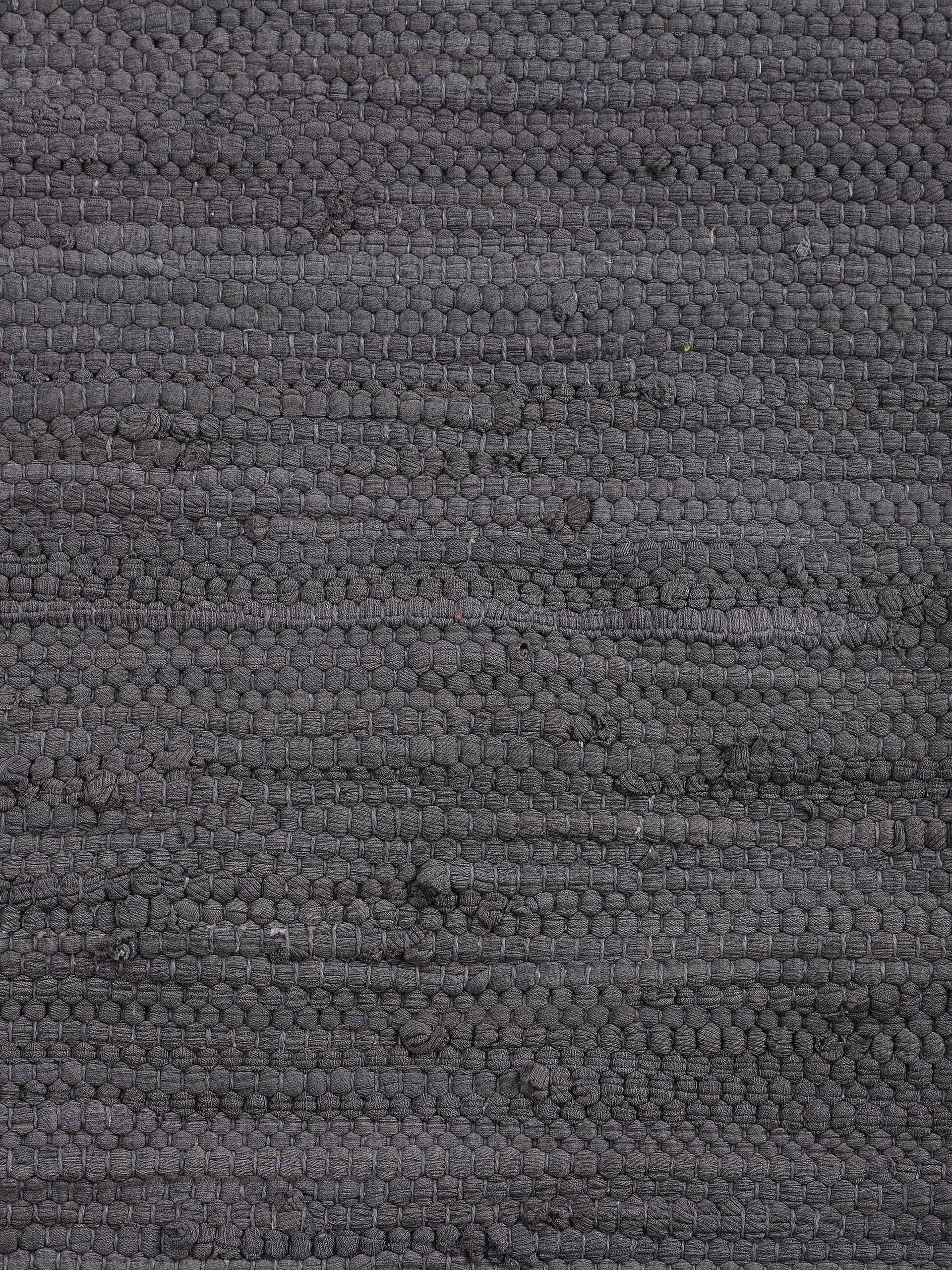 carpetfine Teppich »Kelim Chindi uni, auch als Läufer«, rechteckig, 5 mm Höhe, Wendeteppich, reine Baumwolle, handgewebt, Uni-Farben, mit Fransen