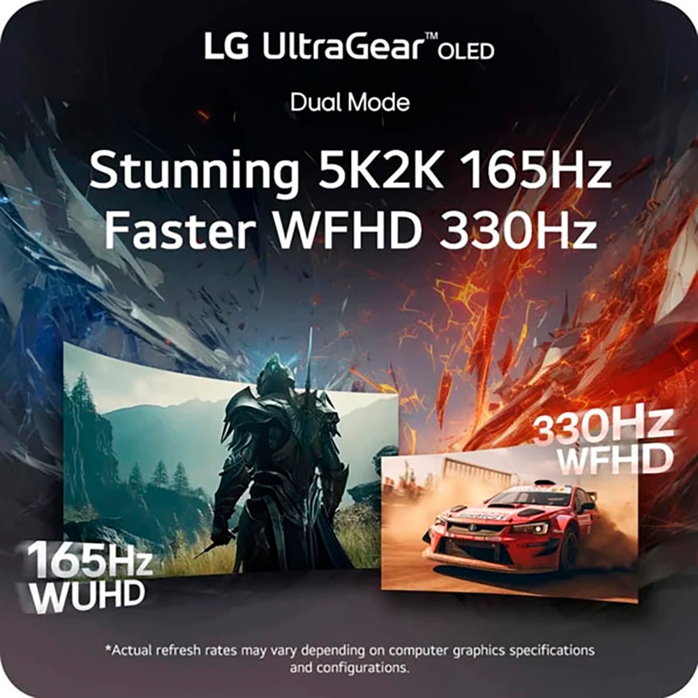 LG Curved-Gaming-OLED-Monitor »45GX950A«, 113 cm/45 Zoll, 5120 x 2160 px, 5K2K, 0,03 ms Reaktionszeit, 165 Hz