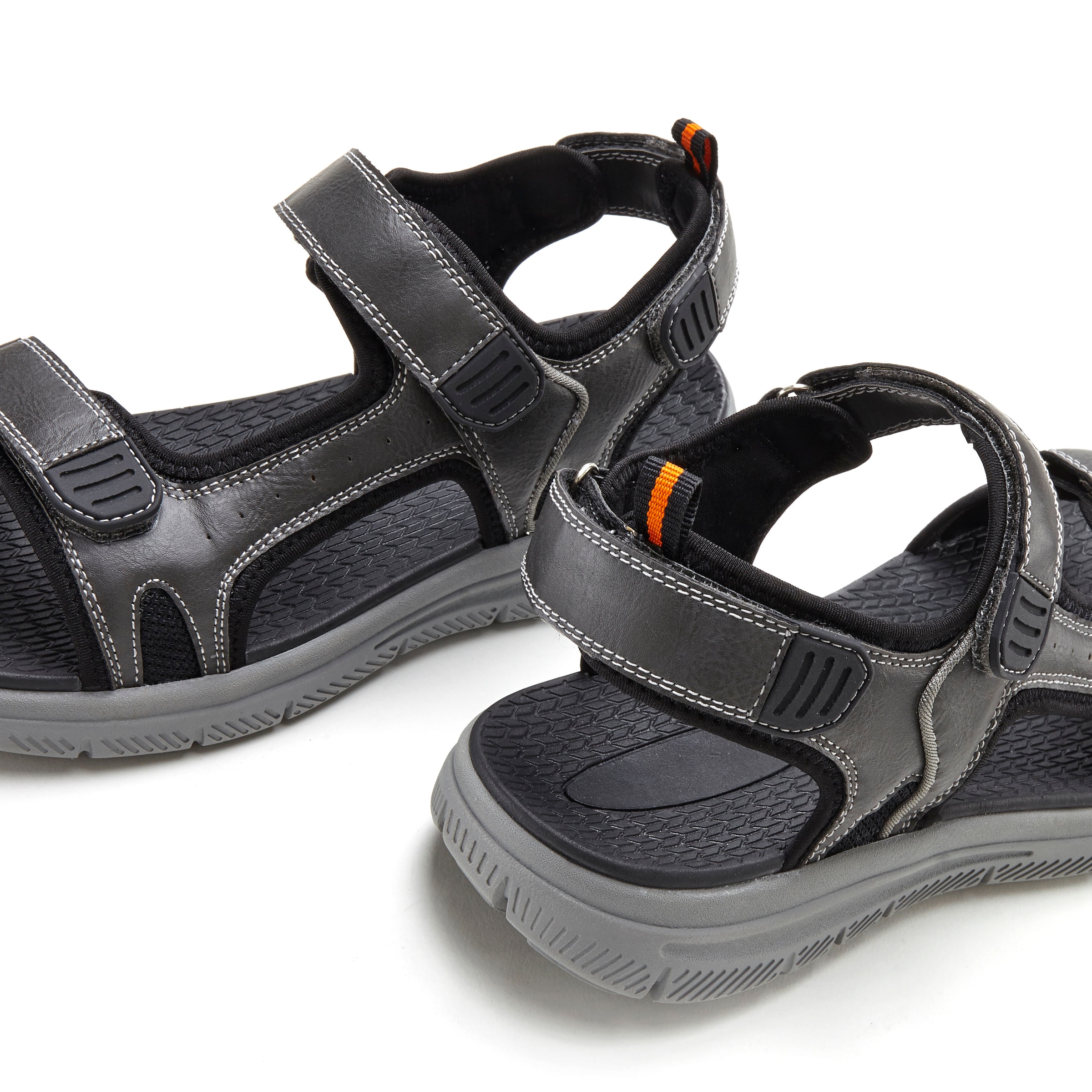 AUTHENTIC LE JOGGER Trekkingsandale »Sommerschuh«, Sandale, Freizeitschuh, Herrensandale mit Klettverschlüssen VEGAN
