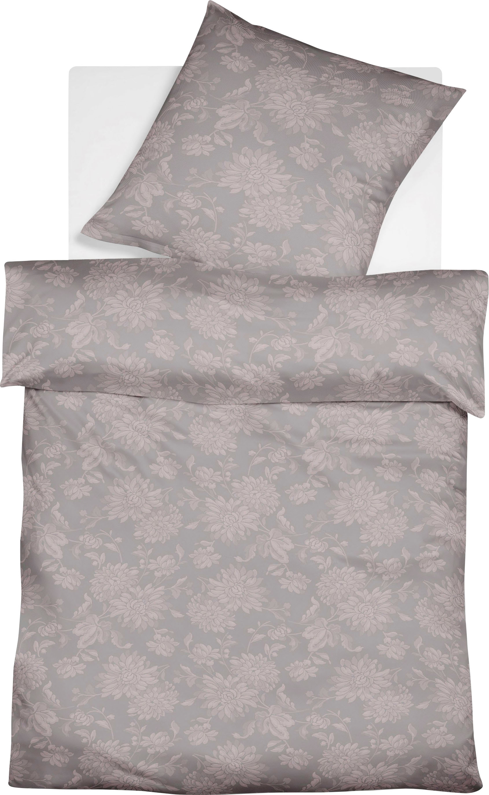 fleuresse Bettwäsche »Lech 4109«, Jacquard Flanell, Baumwolle, in Gr. 135x2 günstig online kaufen