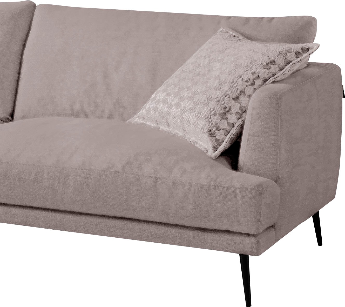 Egoitaliano Ecksofa »Sophia, Designsofa mit extrakomfortablem Sitzkomfort«, mit Daunenfederung, L-Form