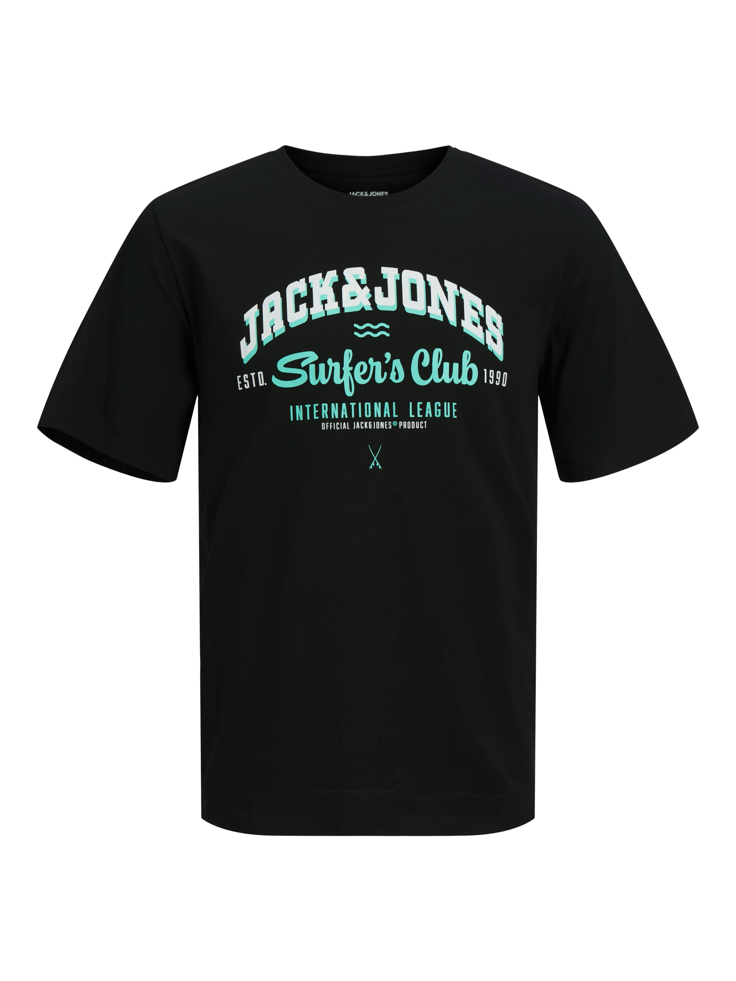 Jack & Jones PlusSize T-Shirt »JJELOGO TEE SS O-NECK 2 COL AW24 S PLS«, mit Frontprint
