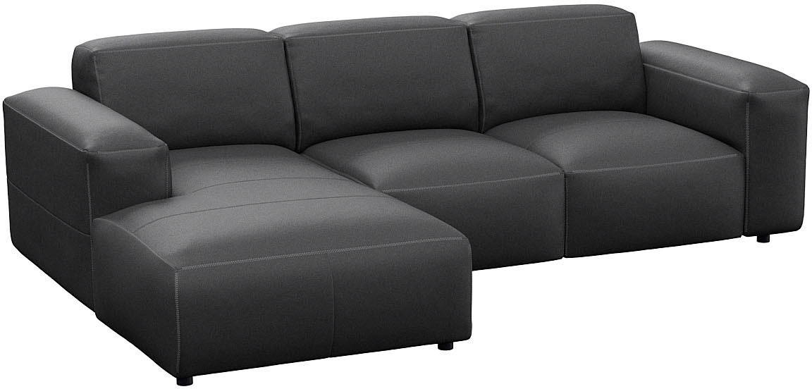 FLEXLUX Ecksofa »Lucera Chaislongue rechts oder links, L-Form, bequem«, mod günstig online kaufen