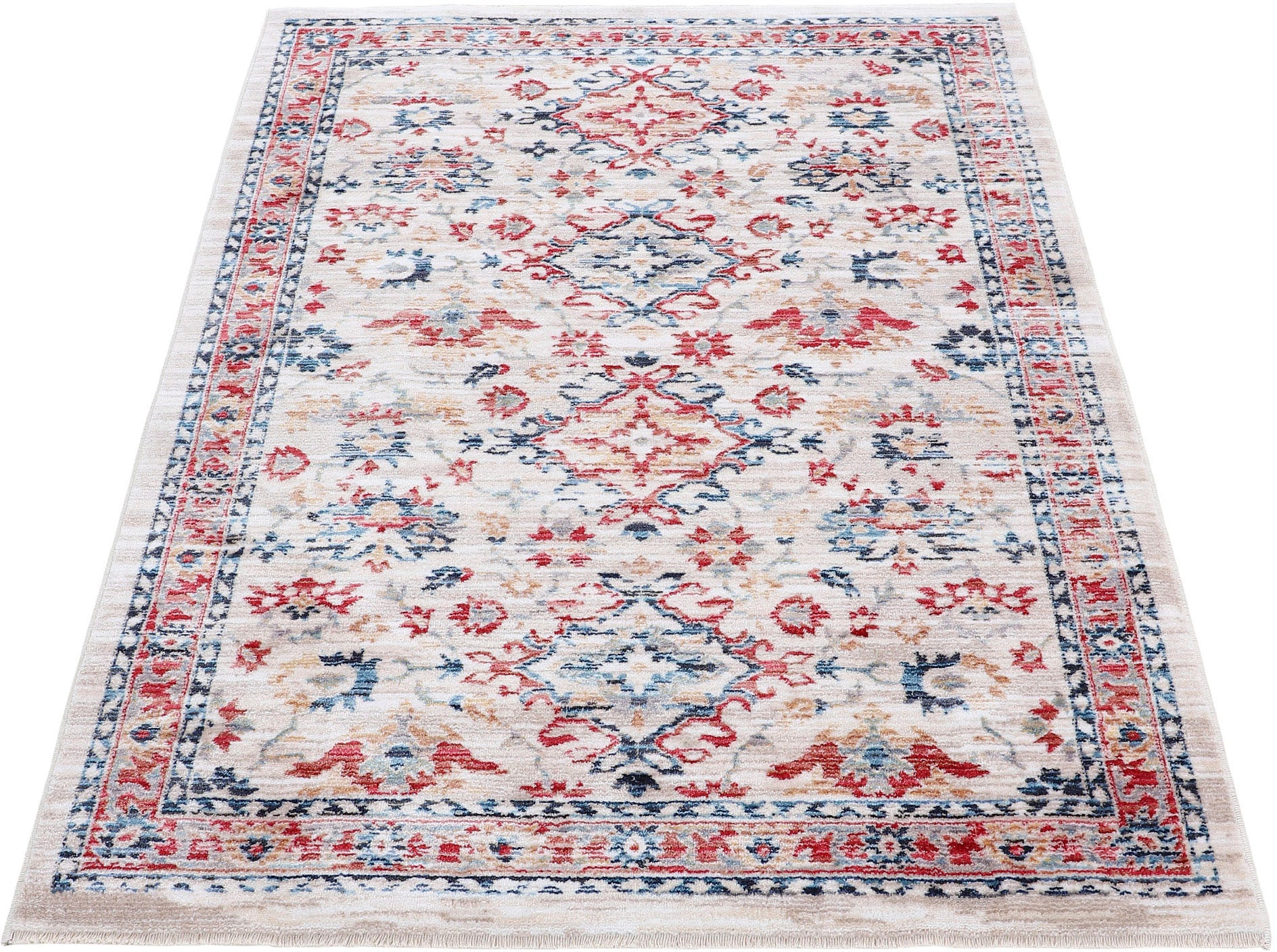 carpetfine Teppich »Phoenix«, rechteckig, 6 mm Höhe, Vintage Look, Wohnzimmer