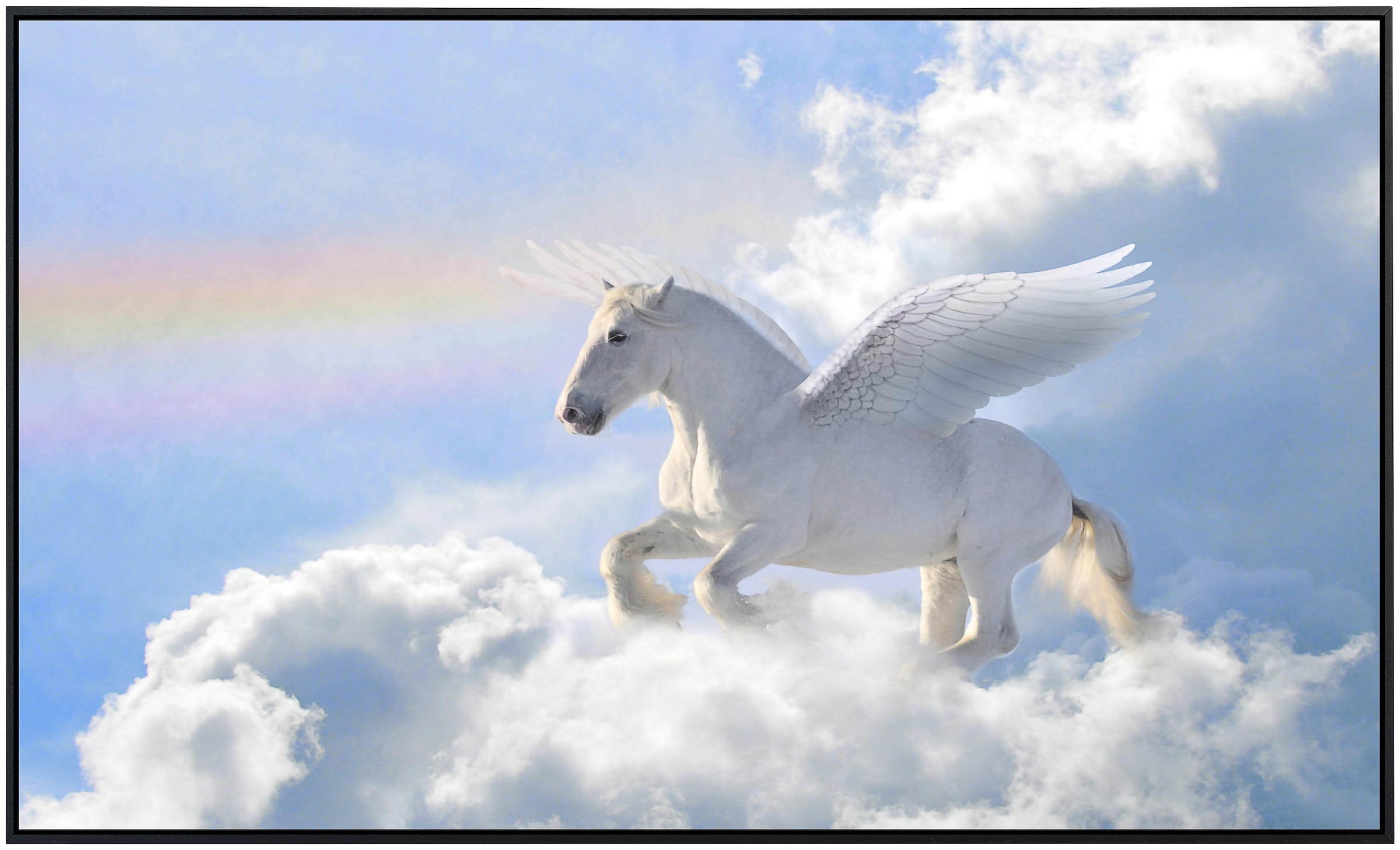Papermoon Infrarotheizung »Pegasus in den Wolken«, sehr angenehme Strahlungswärme