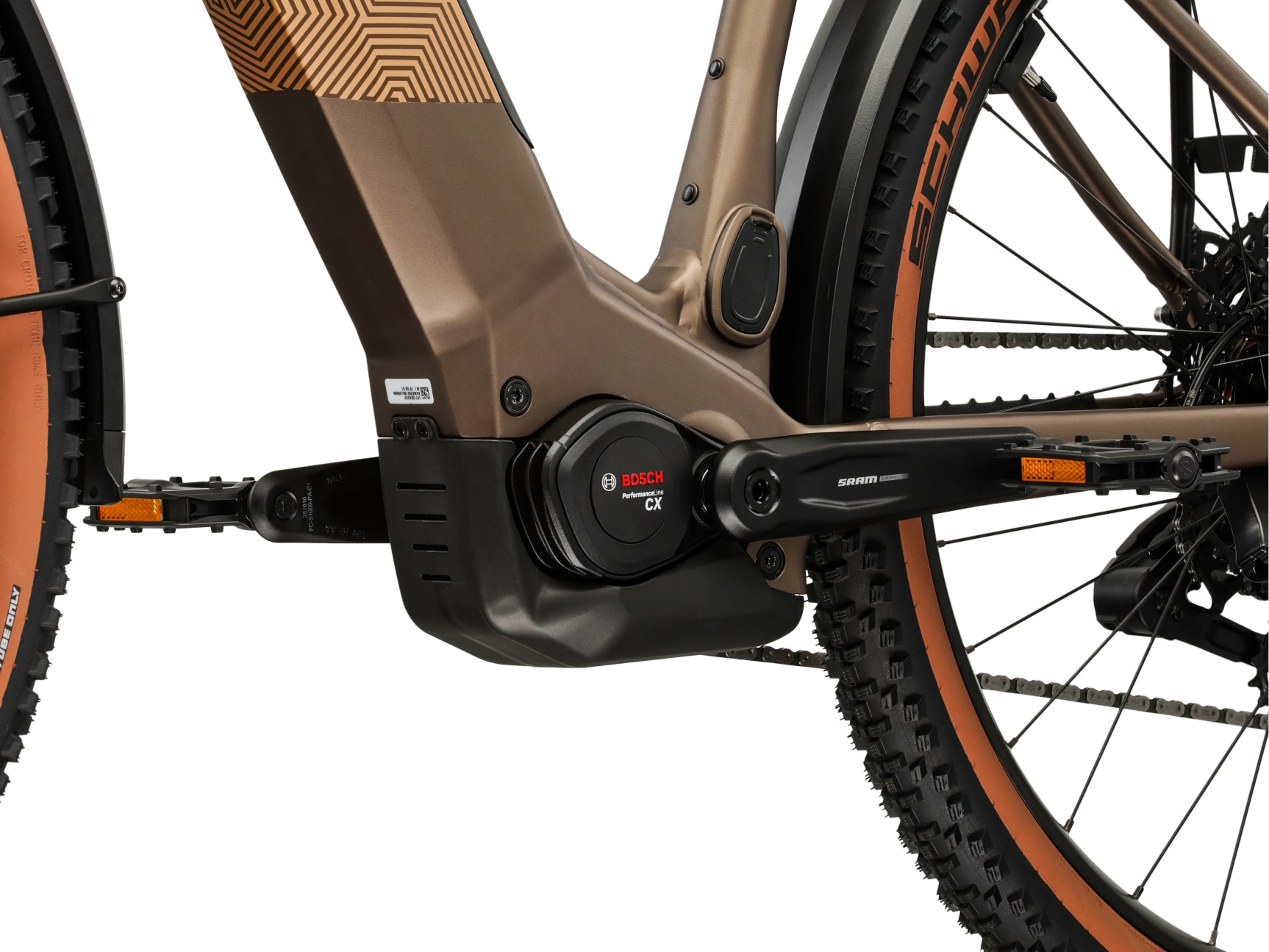 Kross »Influx Hybrid 6.0 21,3Ah / 800 Wh 29 Zoll braun 12 Gänge 2026« 12 Gang SRAM S1000 EAGLE AXS Schaltwerk Kettenschaltung Mittelmotor 250 W