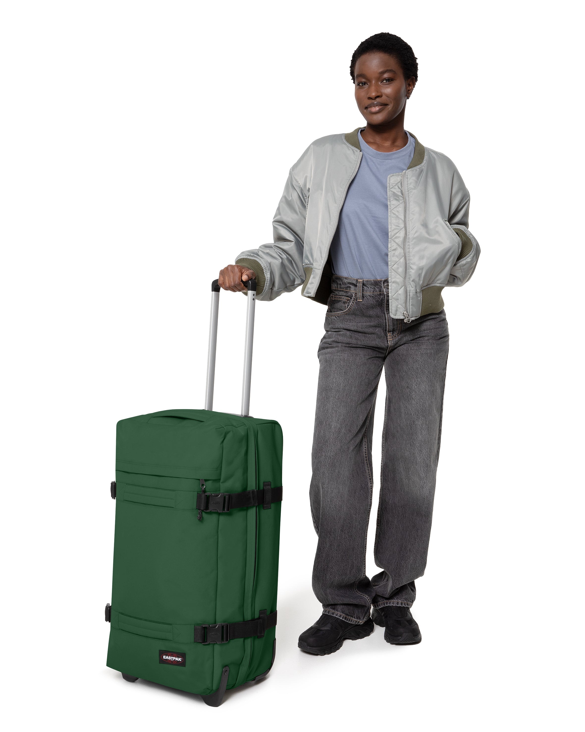 Eastpak Weichgepäck-Trolley »TRANSIT'R M« 78 l 2 Rollen Reisegepäck Aufgabegepäck Reisekoffer mit TSA Schloss Reisetasche