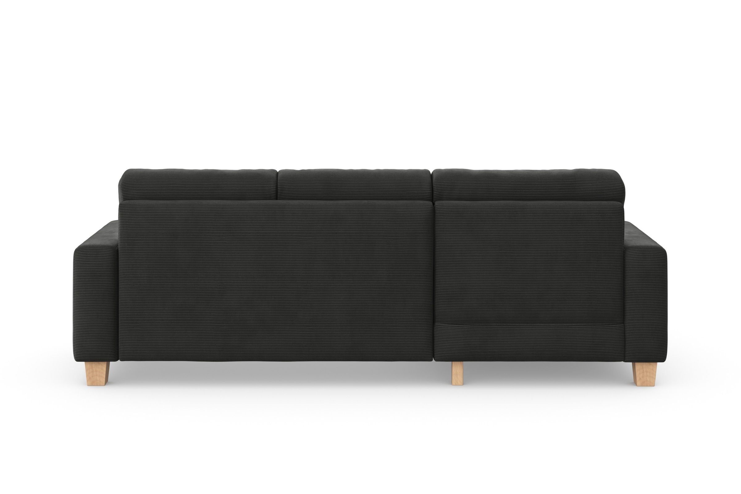 Home affaire Ecksofa »Summer L-Form«, mit Recamiere, mit oder ohne Bettfunktion und Bettkasten, Cord-Bezug