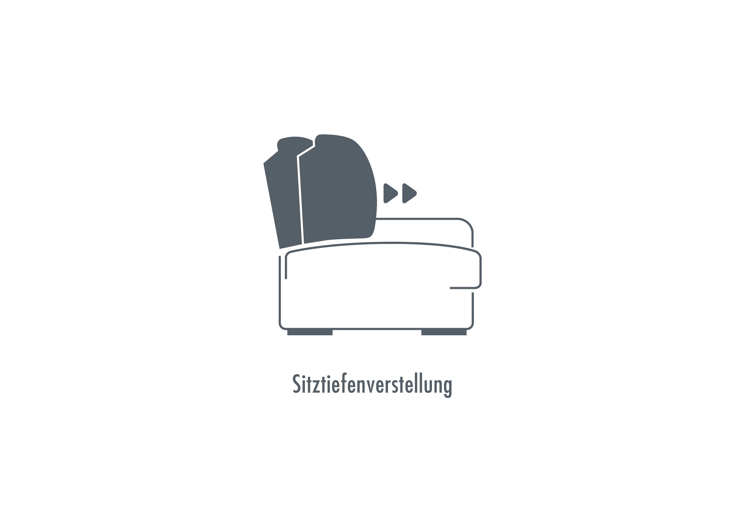 Die PlanBar Ecksofa »MP-IN18012 L-Form mit Federkern-Polsterung« Sitztiefenverstellung, optional Kopfteilverstellung & Schlaffunktion