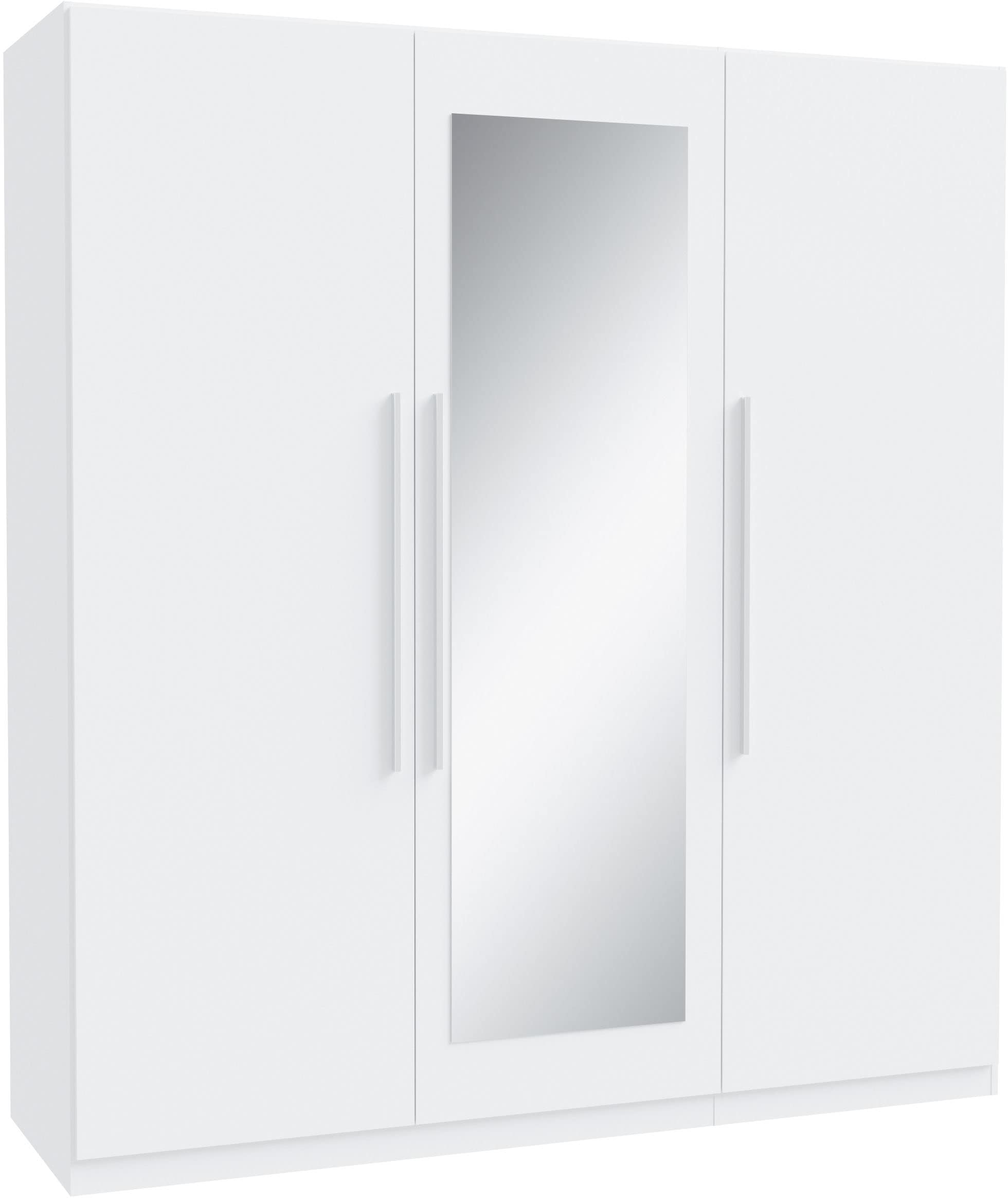 FORTE Drehtürenschrank, B/H/T 180,6/212,9/59 cm, Stauraum, Spiegeltüre günstig online kaufen