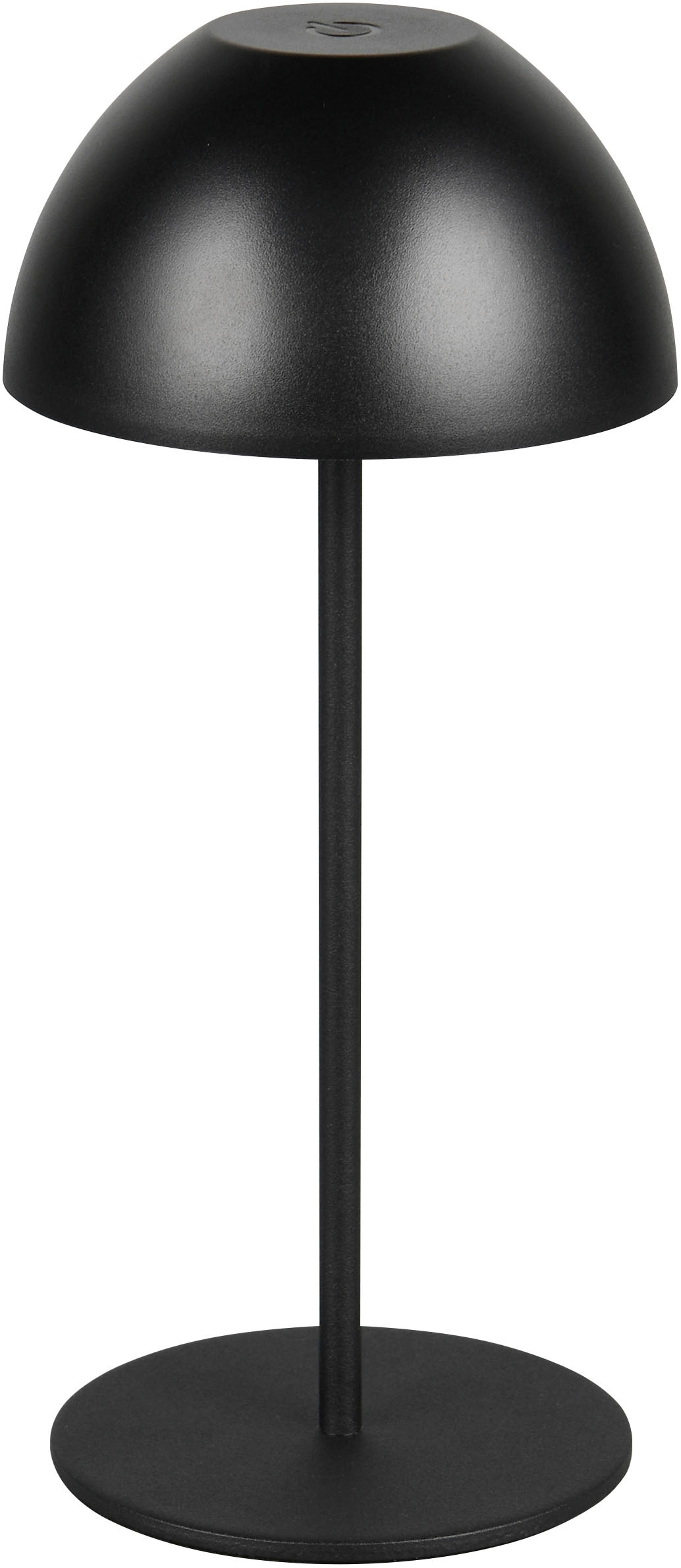 REALITY Leuchten LED Tischleuchte »ORTIZ, Outdoor Akku Tischleuchte in Pilzform, IP44, Touchdimmer USB-C«, 1 flammig, Leuchtmittel LED-Board | LED fest integriert, Memoryfunktion für Dimmstufe, Garten Tischlampe Akku 3h Laufzeit
