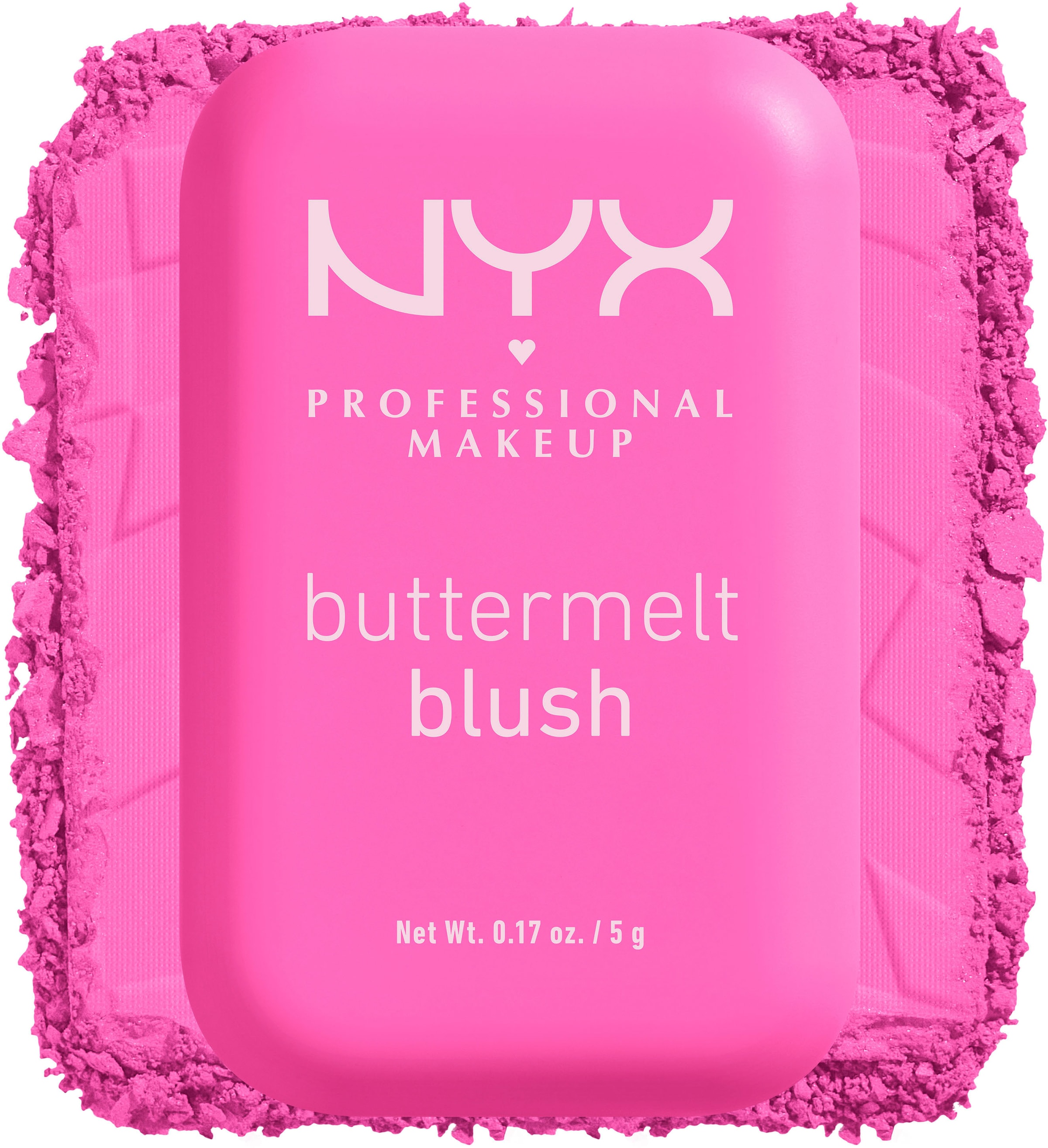 NYX Rouge »Makeup Buttermelt Blush«, Cremige, leichte Textur, variable Deckkraft, pflegende Formel.