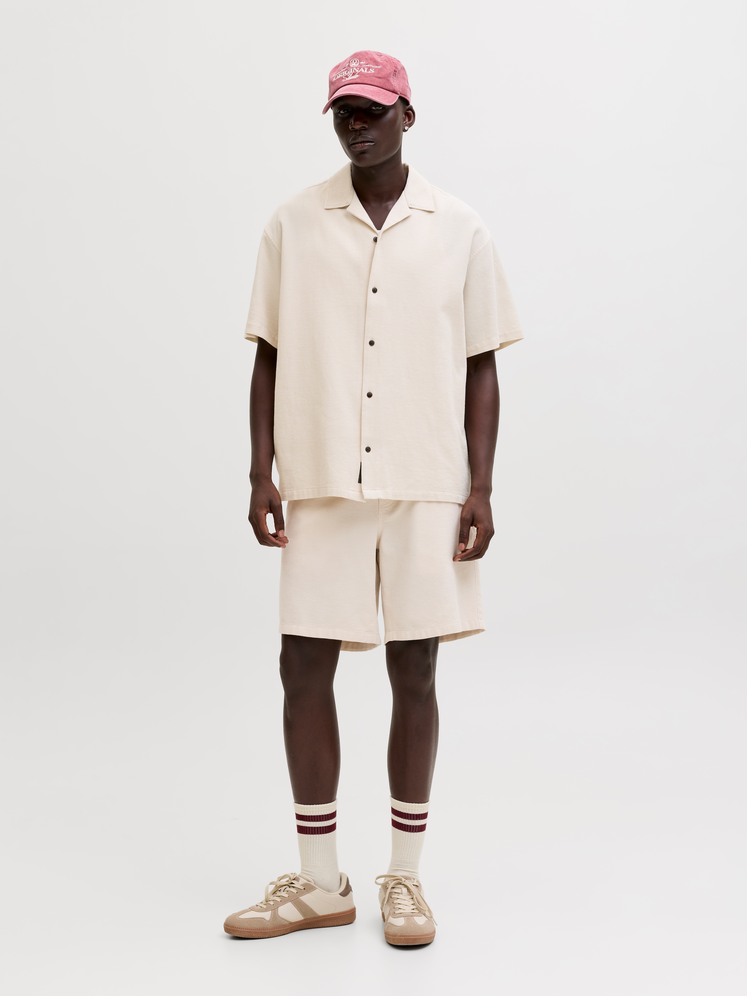Jack & Jones Jogginghose »JPSTJAIDEN WAFFLE RESORT SHORT REG«  mit elastischem Bund