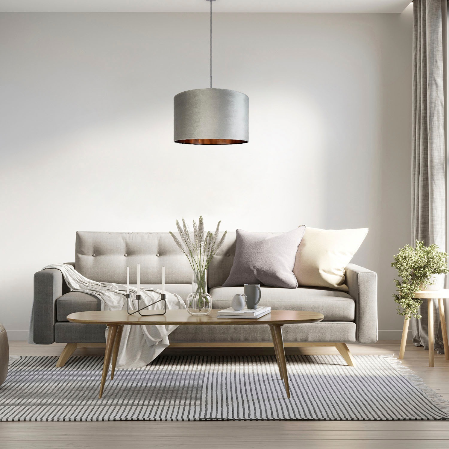 Paco Home Pendelleuchte »Hugo uni Color«, Leuchtmittel E27   ohne Leuchtmit günstig online kaufen