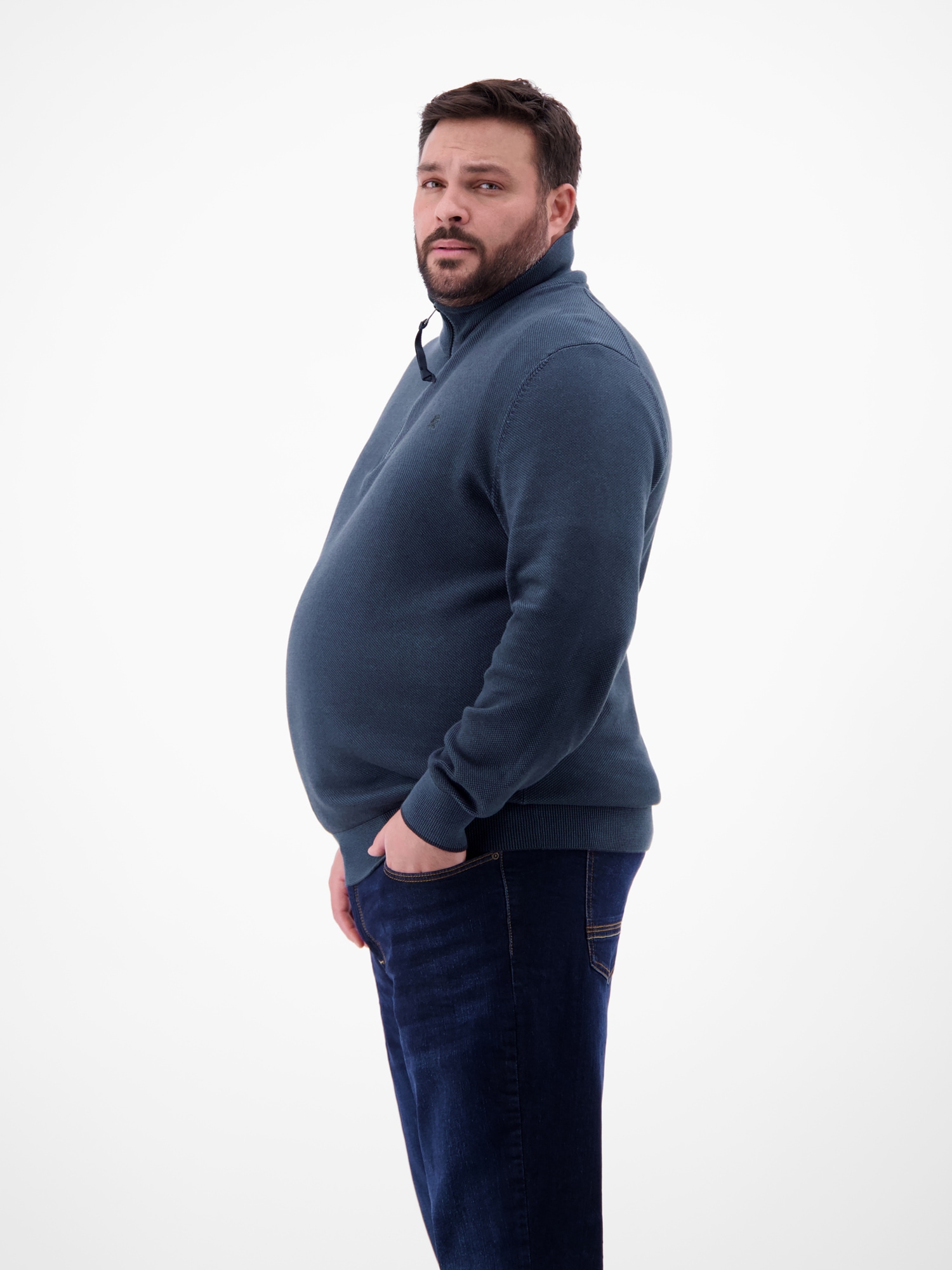 LERROS Troyer »LERROS Herren Stricktroyer in lebendiger Optik«