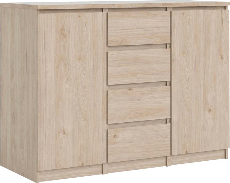 INOSIGN Kommode »Naia«, abgerundeten Schubladenkanten auf Metallgleiter, Breite 120,6 cm