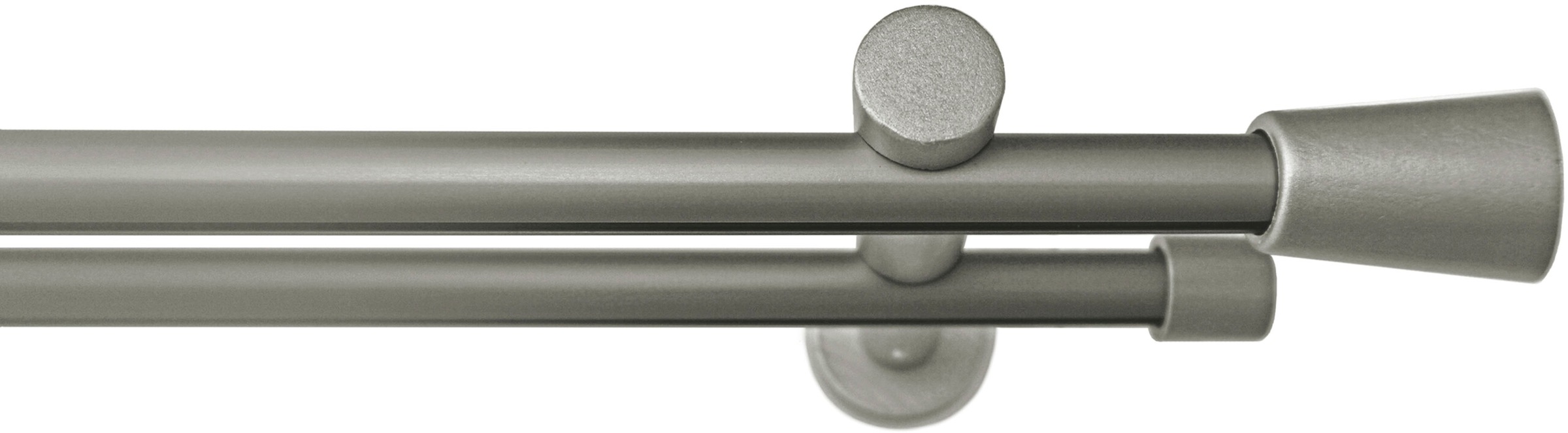 GARESA Gardinenstange »MOLIS« Ø 20 mm 2 läufig-läufig Wunschmaßlänge Vorhan günstig online kaufen