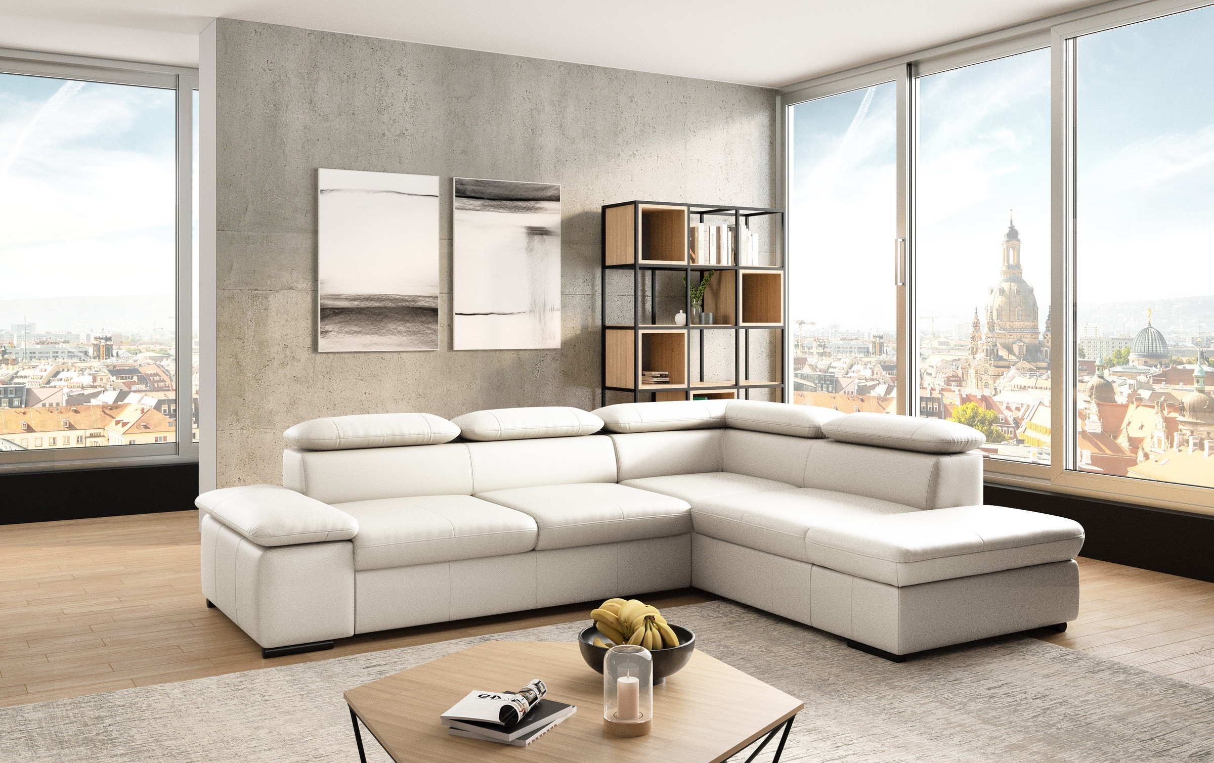 sit&more Ecksofa »Alcudia L-Form«, mit Armteilverstellung, optional Kopftei günstig online kaufen