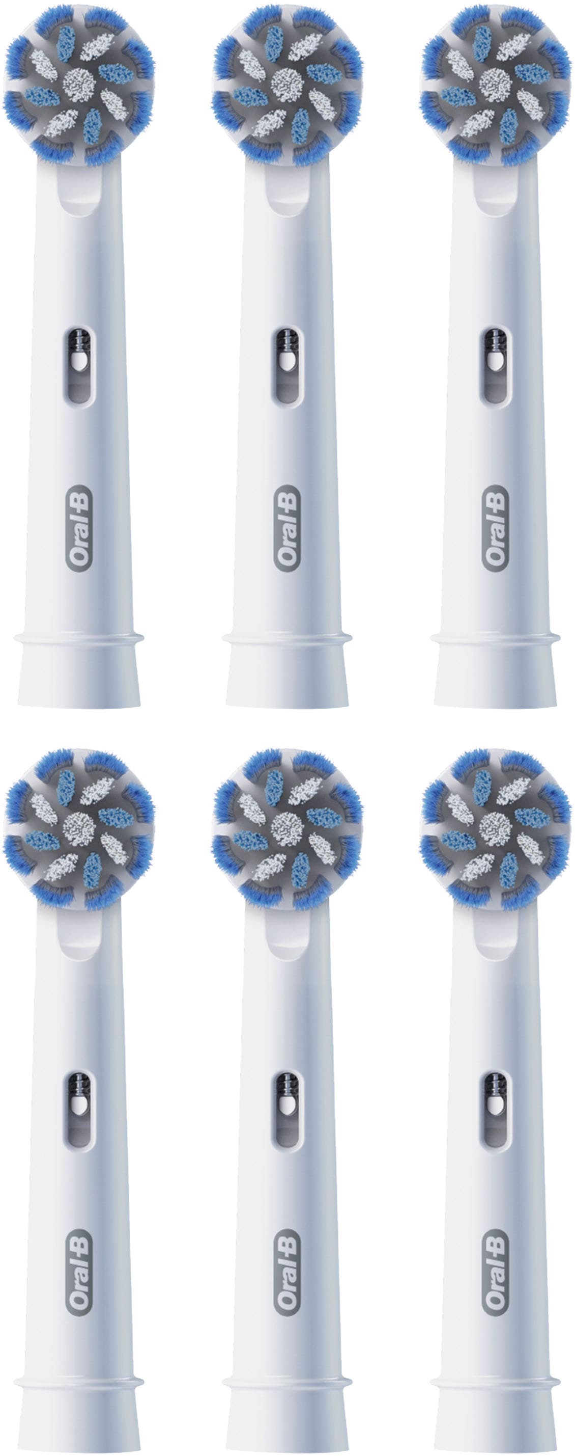 Oral-B Aufsteckbürsten »Pro Sensitive Clean« Sanfte Zahnreinigung, innovative X-förmige Borsten