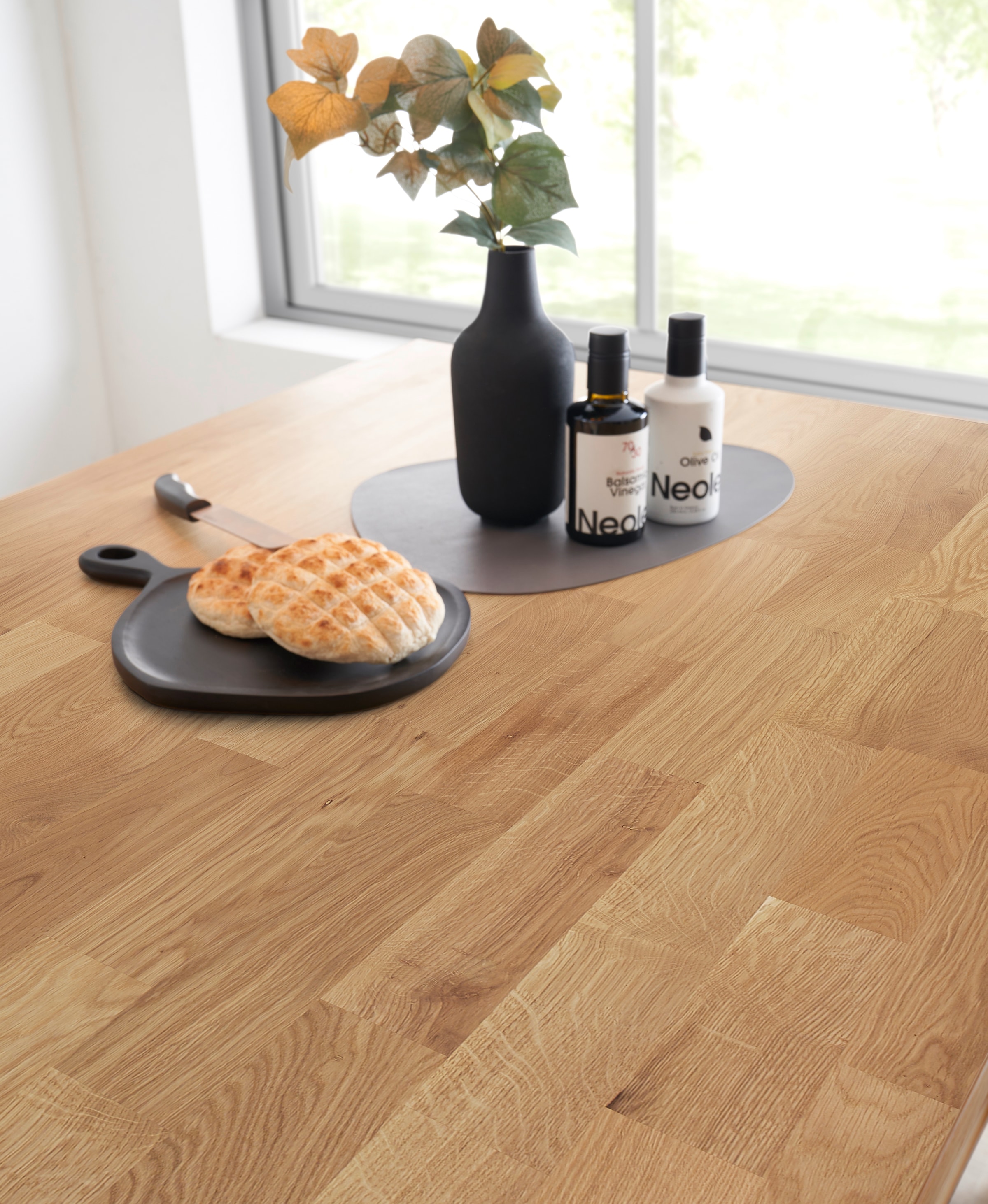 BASIC by Balculina Kücheninsel »Ponza, Kücheninsel BxHxT 180x91x90 cm«, Breite 180cm, Massivholz, Softclose und Vollauszug