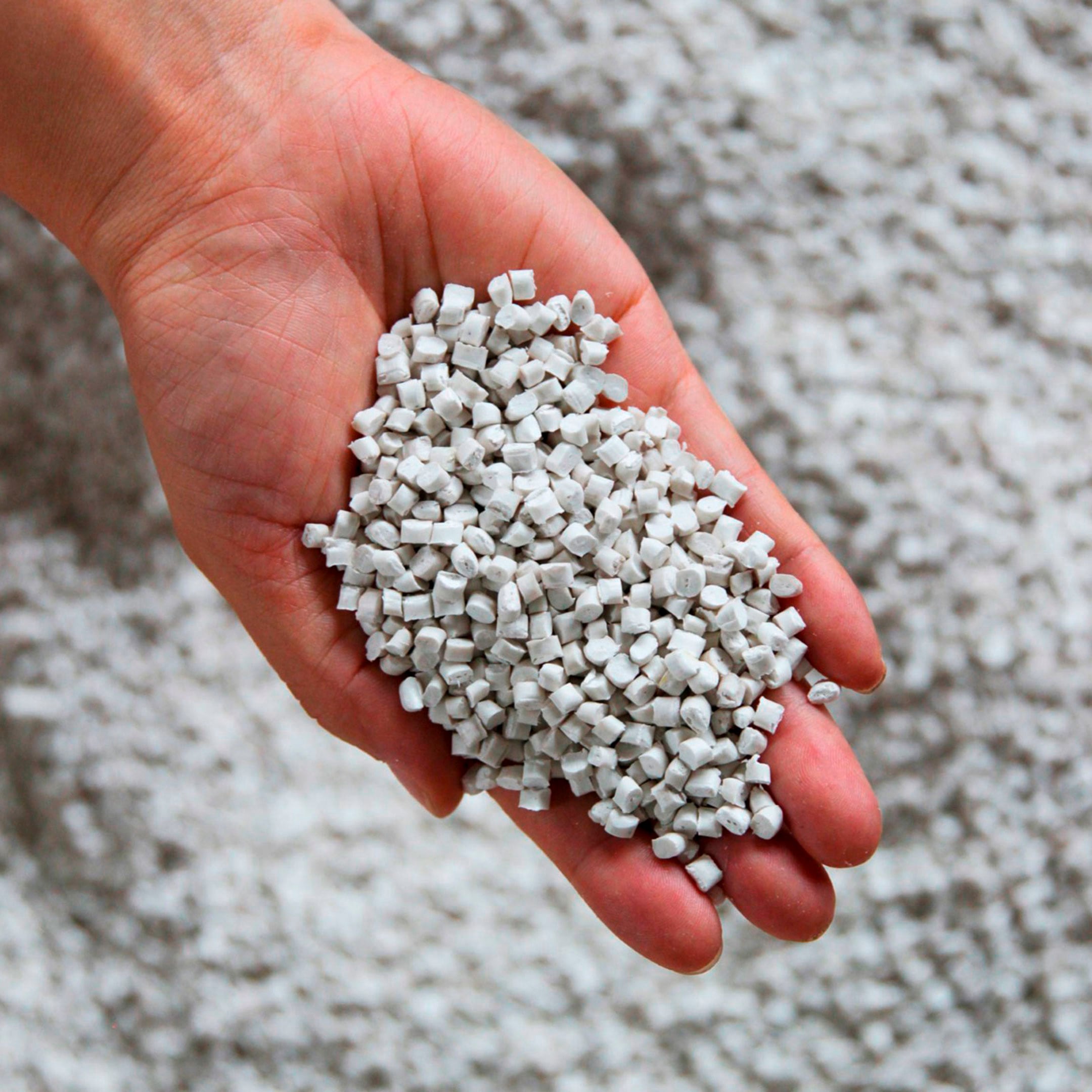 ECOPOTS Blumentopf »Frankfurt 30 Weißgrau« für innen und außen: frostsicher, bruchsicher und lichtbeständig