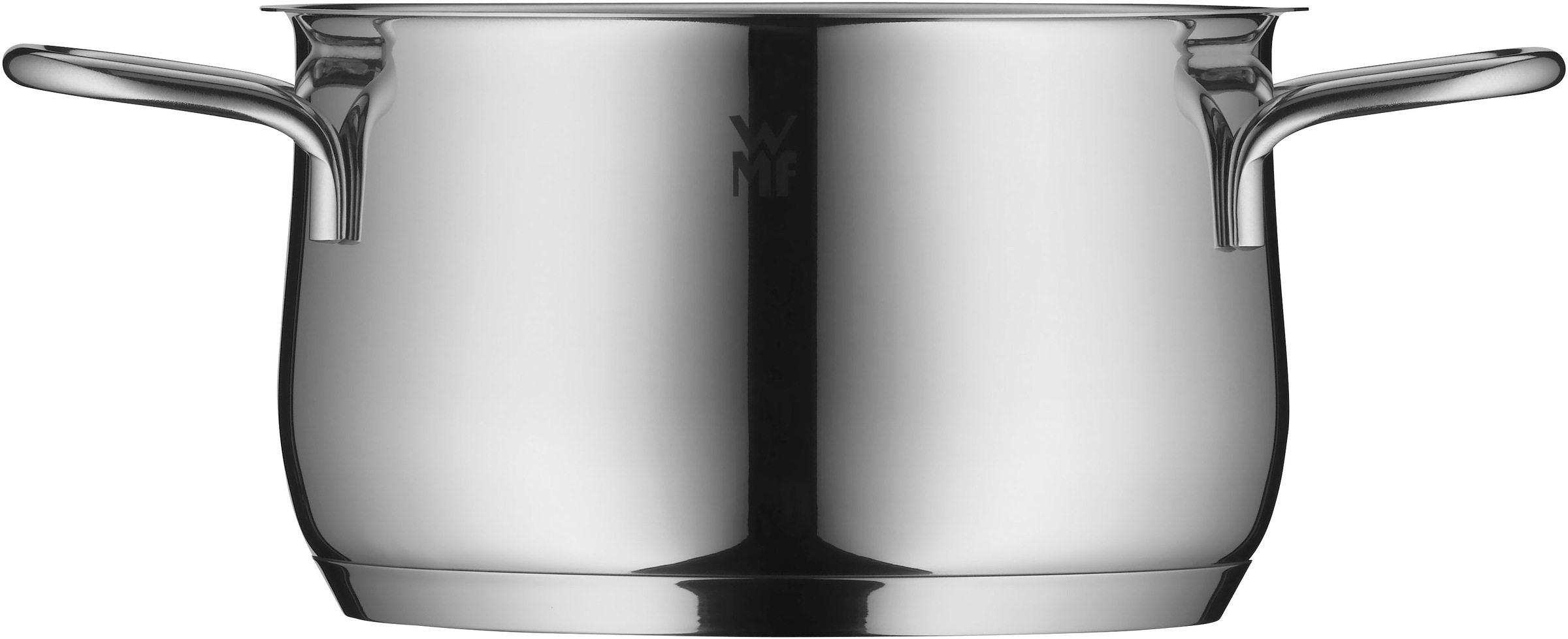 WMF Fleischtopf »Diadem Plus«, Cromargan® Edelstahl Rostfrei 18/10, (2 tlg.), breiter Schüttrand, außergewöhnliches Design, spülmaschinengeeignet