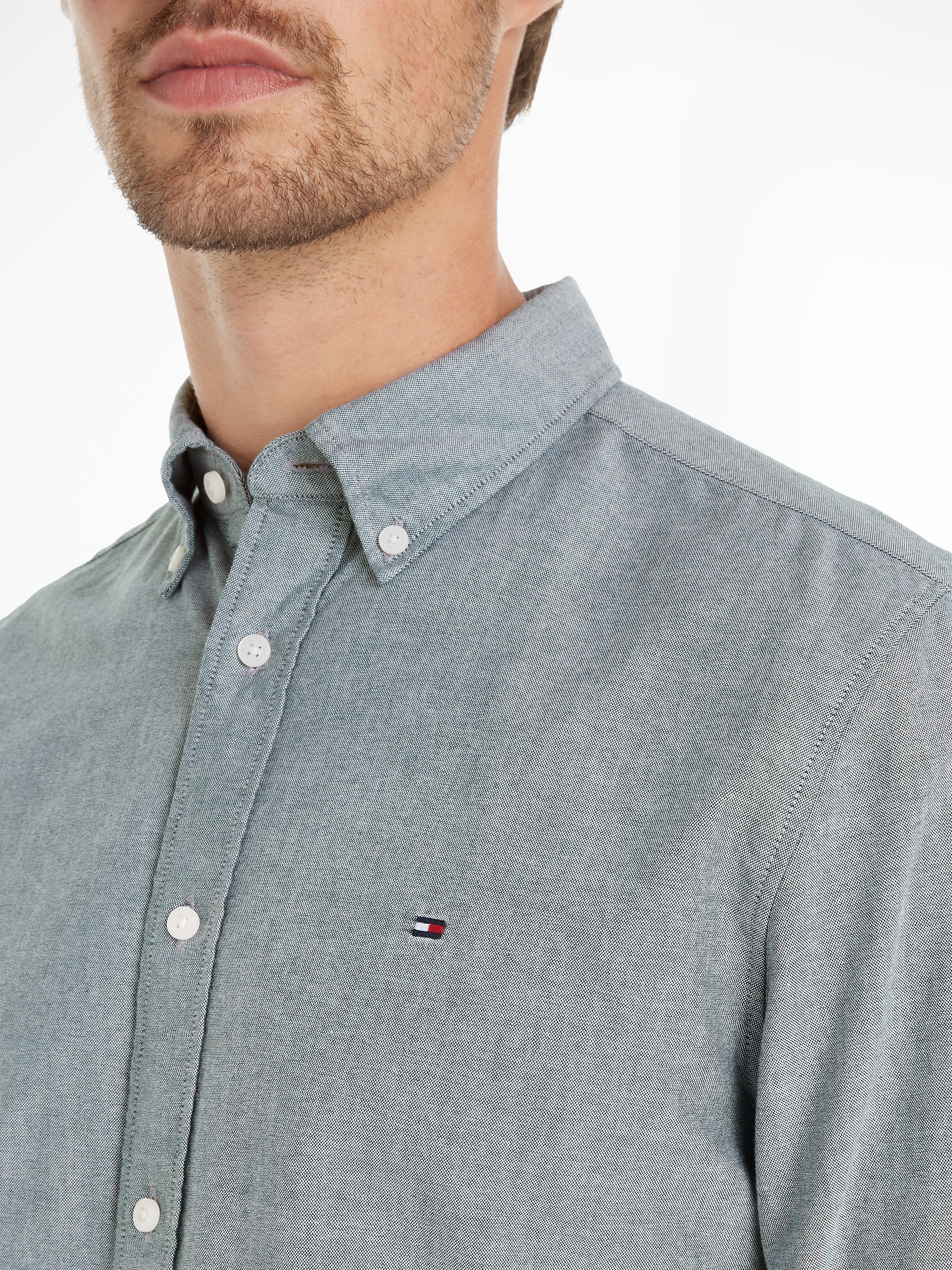 Tommy Hilfiger Langarmhemd »SOLID HERITAGE OXFORD RF SHIRT«