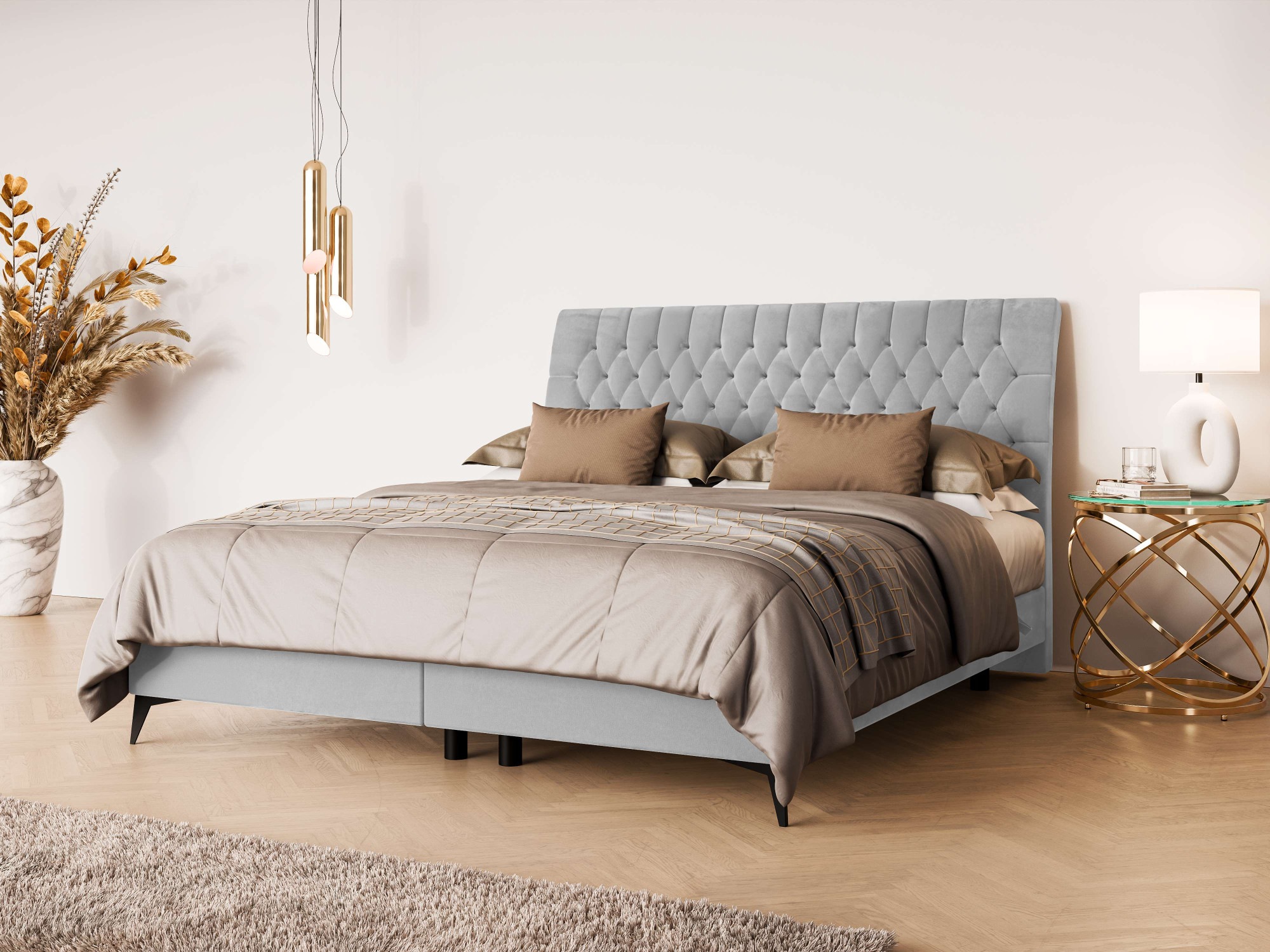 Home affaire Polsterbett »SYDNEE mit Matratze und Topper, in 2 Breiten (160 günstig online kaufen