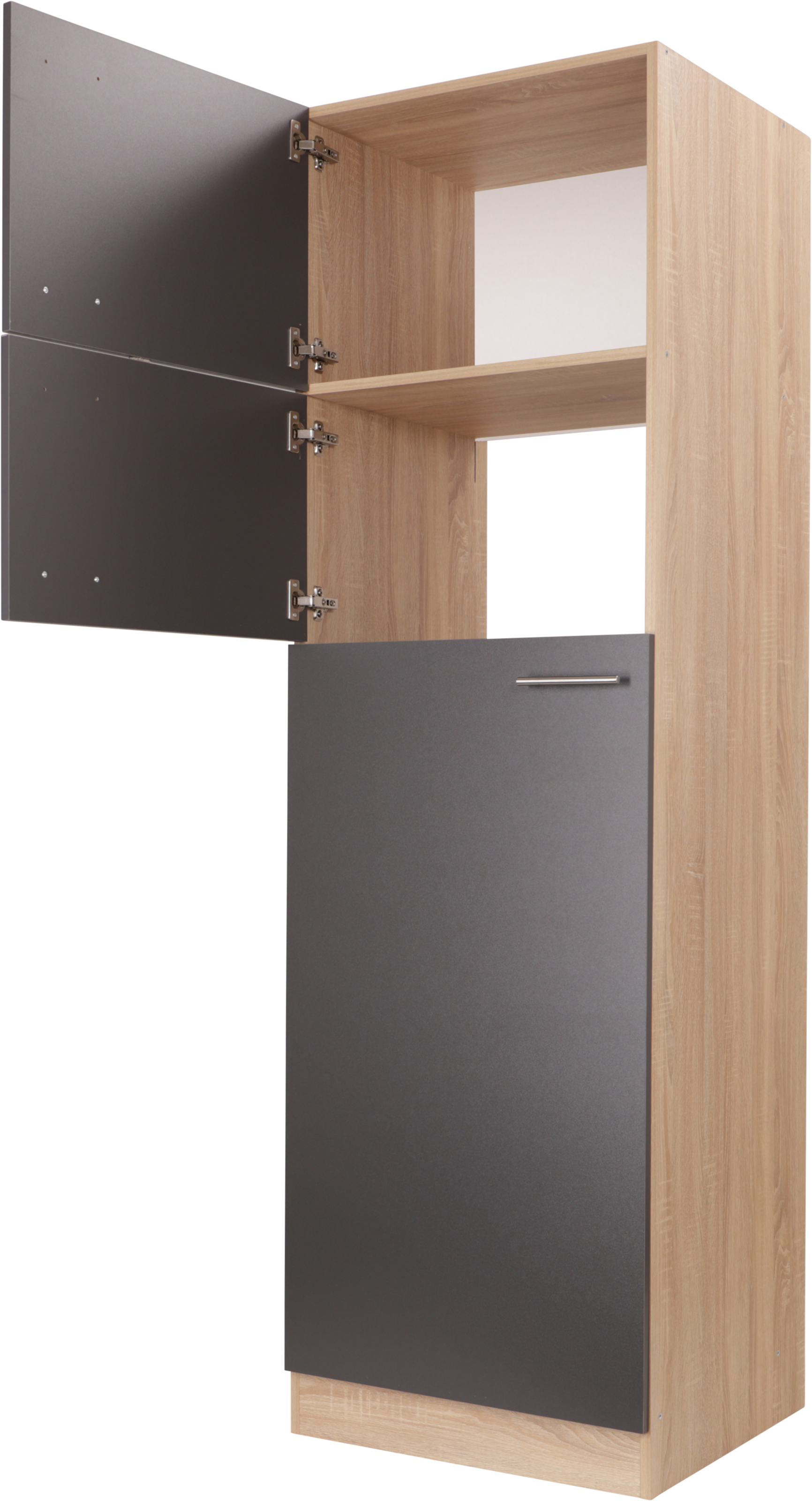 RESPEKTA Kühlumbauschrank »Merle« Breite 60 cm, Türen wechselseitig anschlagbar, Höhe 200 cm