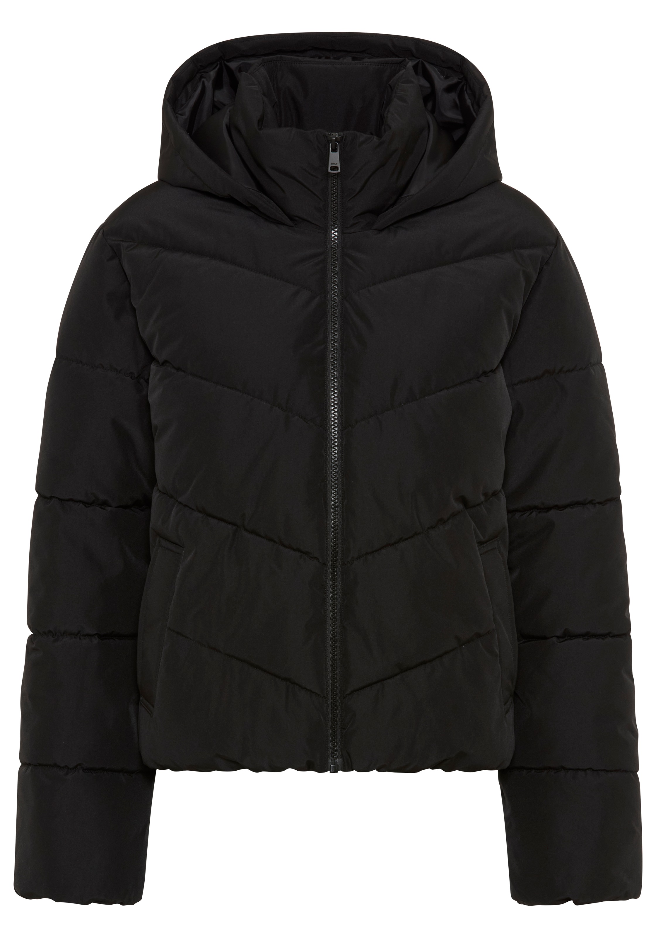 ONLY Steppjacke »ONLCLARISA PUFFER HOOD JACKET CS OTW« mit Kapuze Kunstfaser, Steppware, Kapuze, elastische Bündchen