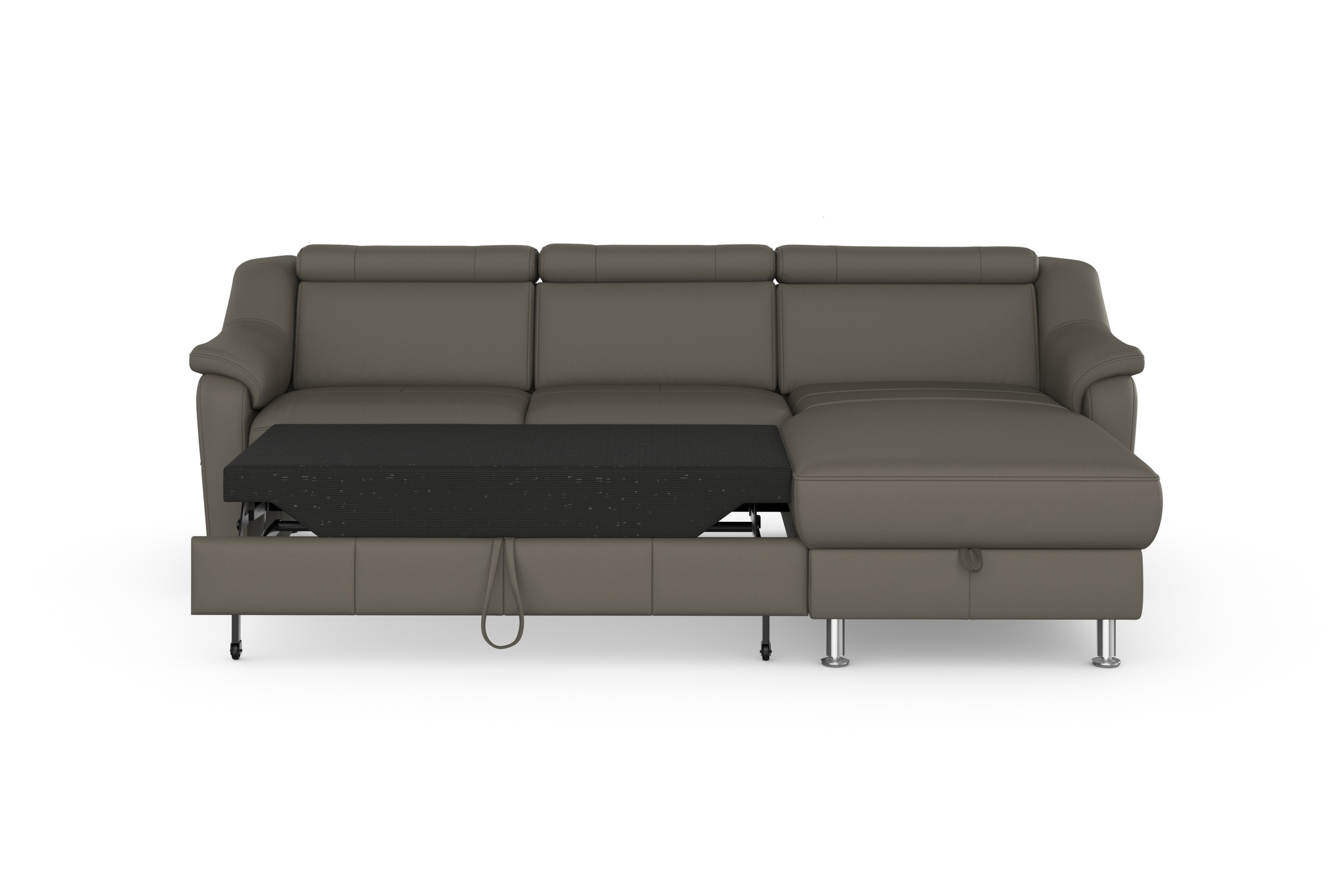 sit&more Ecksofa »Freetown L-Form«, inklusive Kopfteilverstellung und komfortablem Federkern