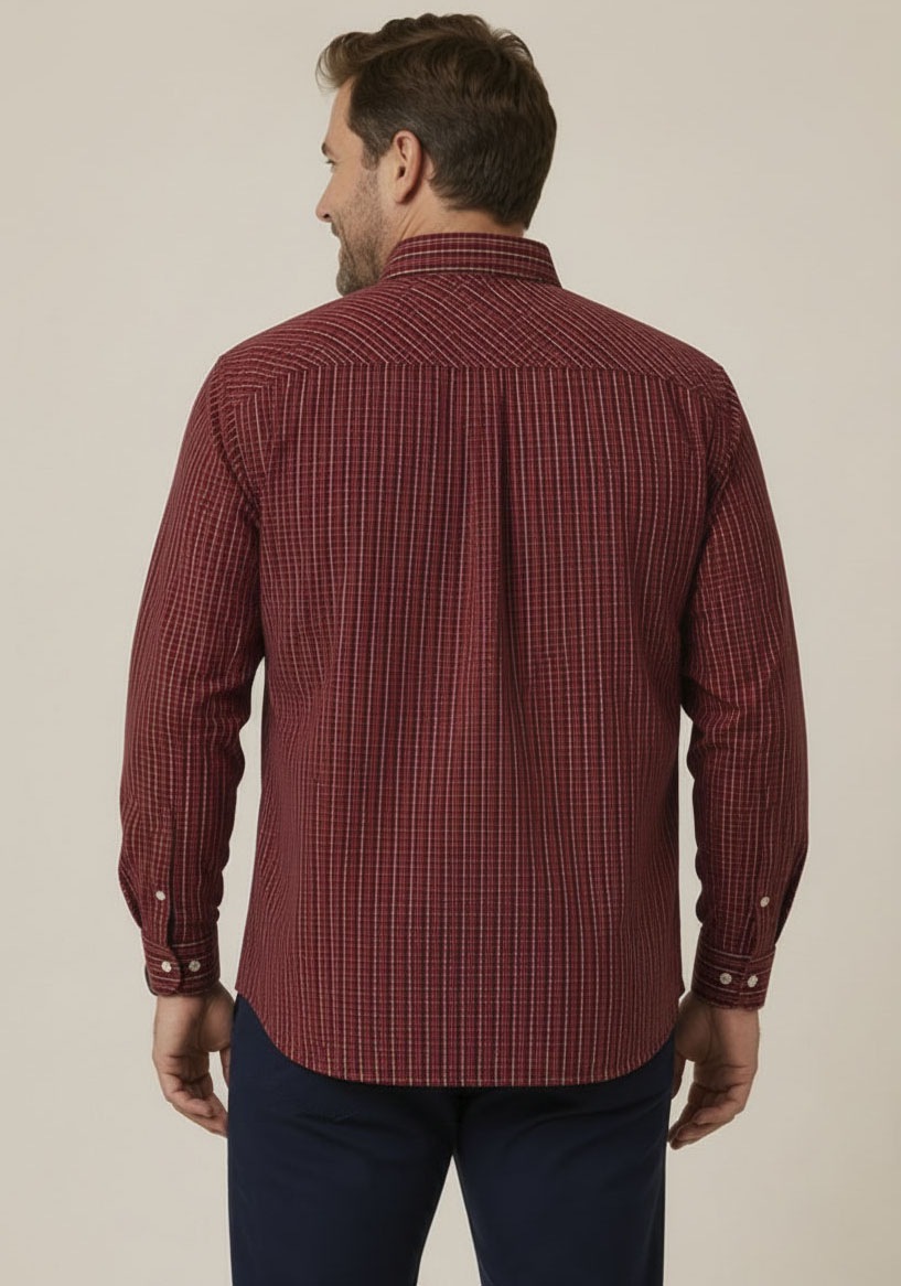 Man's World Plus Karohemd »im lässigen Freizeit-Look mit modernem Charakter« Komfortabel geschnitten und vielseitig kombinierbar