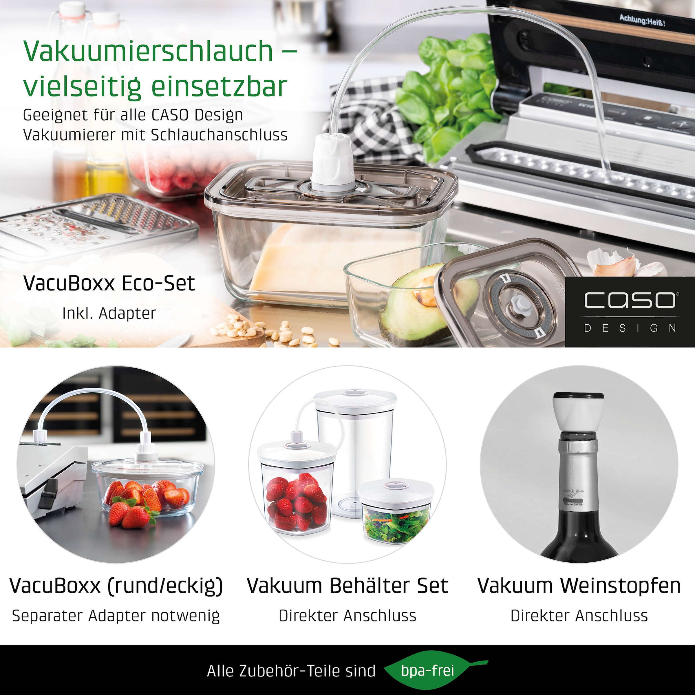 Caso Vakuumierer »1374  VC10 PlusEdition« Rollenbreite 30 cm 110 W