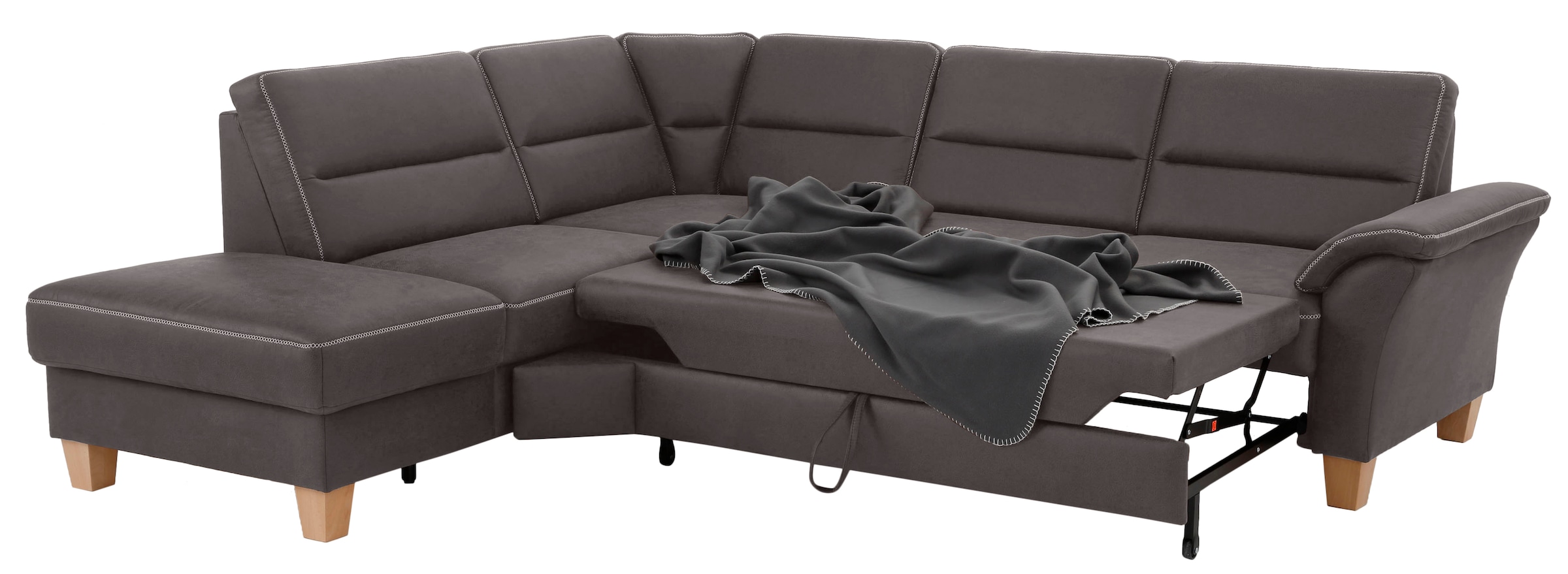 Home affaire Ecksofa »Soleo L-Form«, komfortabel durch Trapezecke mit Relaxfunktion, auch mit Bettfunktion