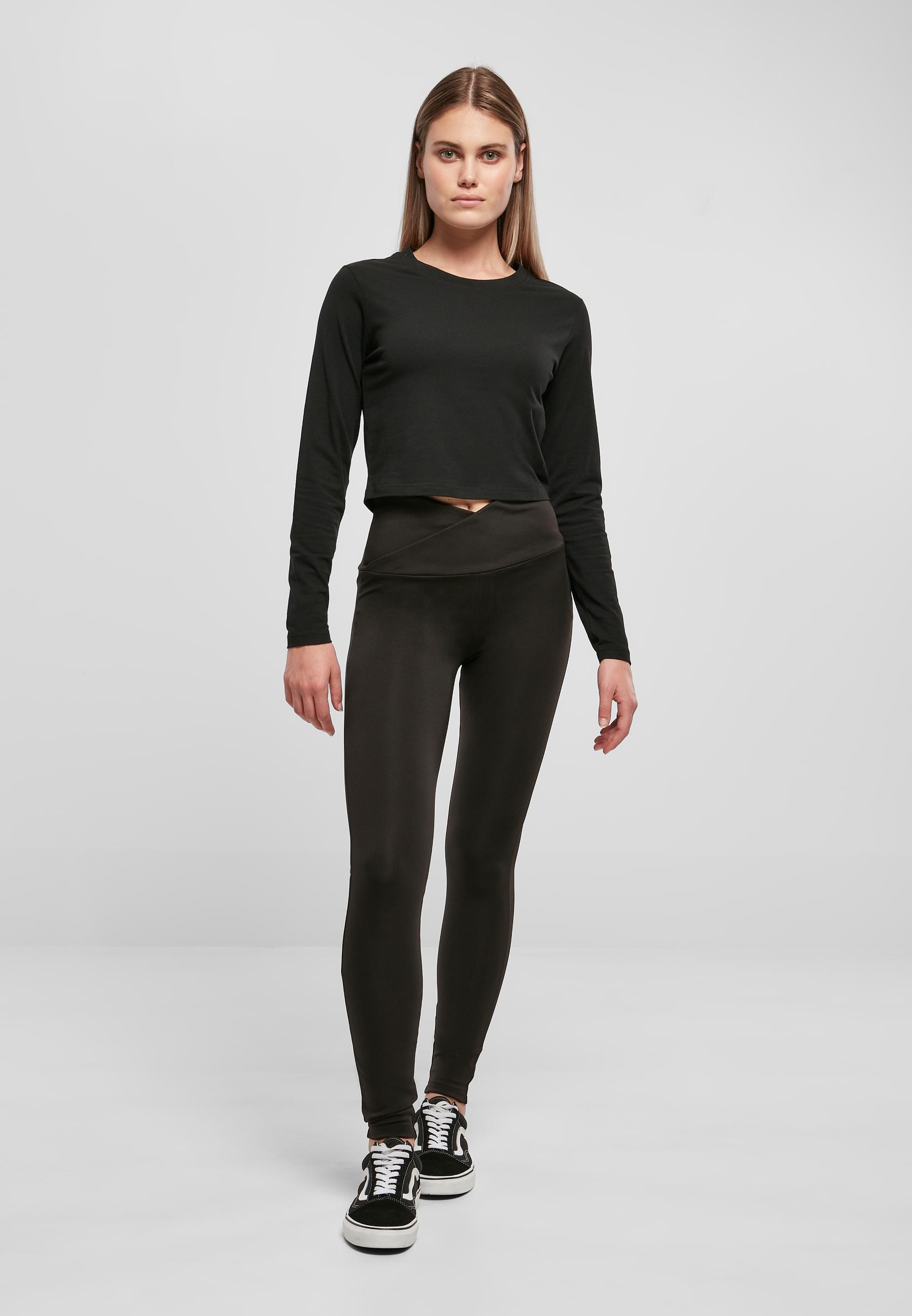 URBAN CLASSICS Leggings »Urban Classics Damen Ladies Recycled V Waist Leggings«