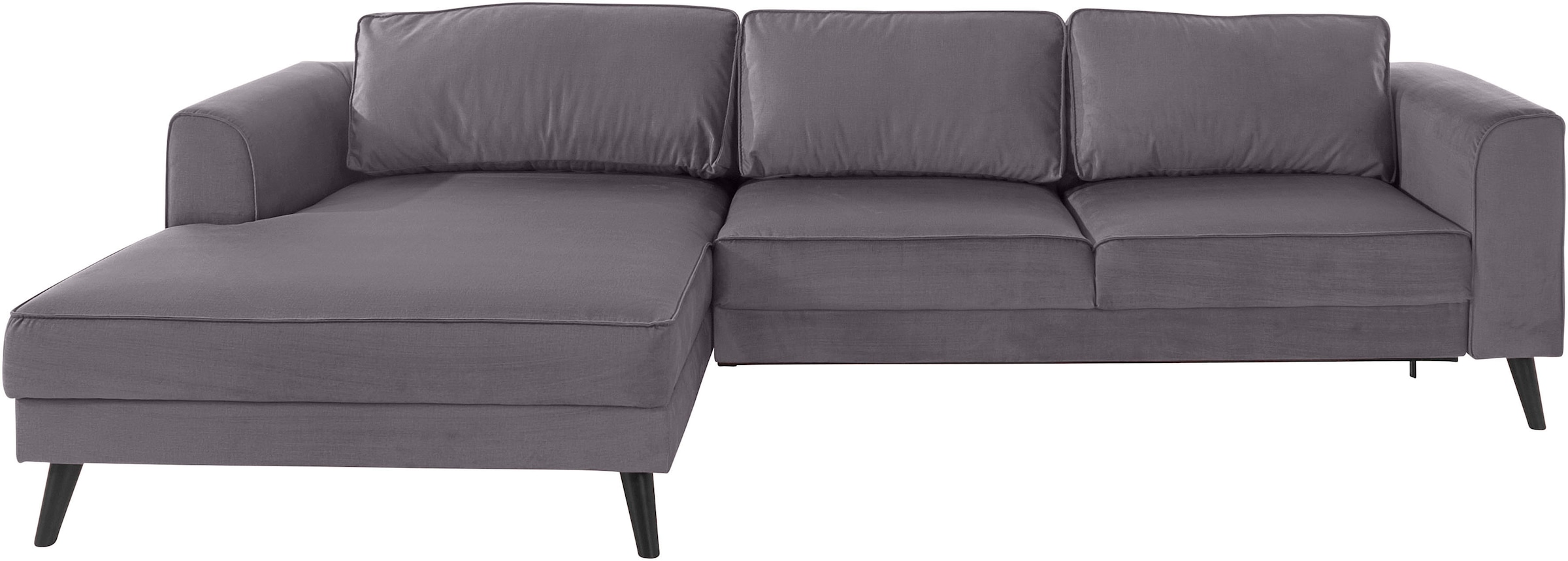 INOSIGN Ecksofa »Lumber Jack, elegant und bequem, Breite 280, hoher Fuß, L- günstig online kaufen