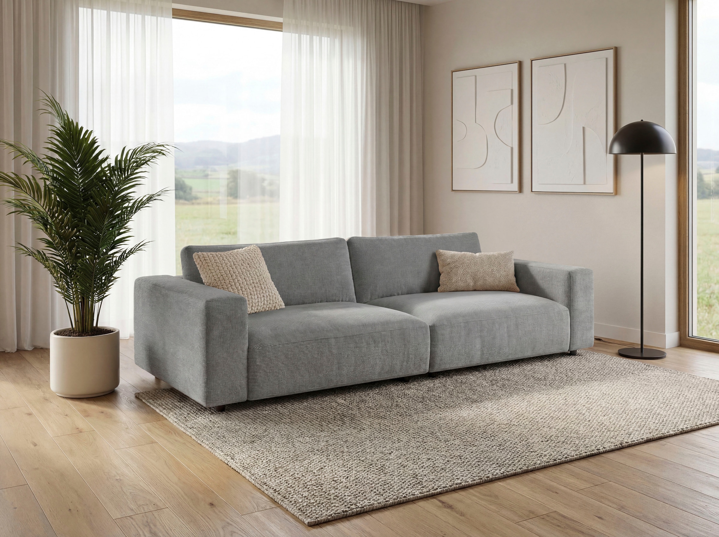 Musterring Big-Sofa »MR Lucia, puristischer Luxus von Musterring« Erstklassige Kammerkissen, weiche Polsterung & zeitloser Look