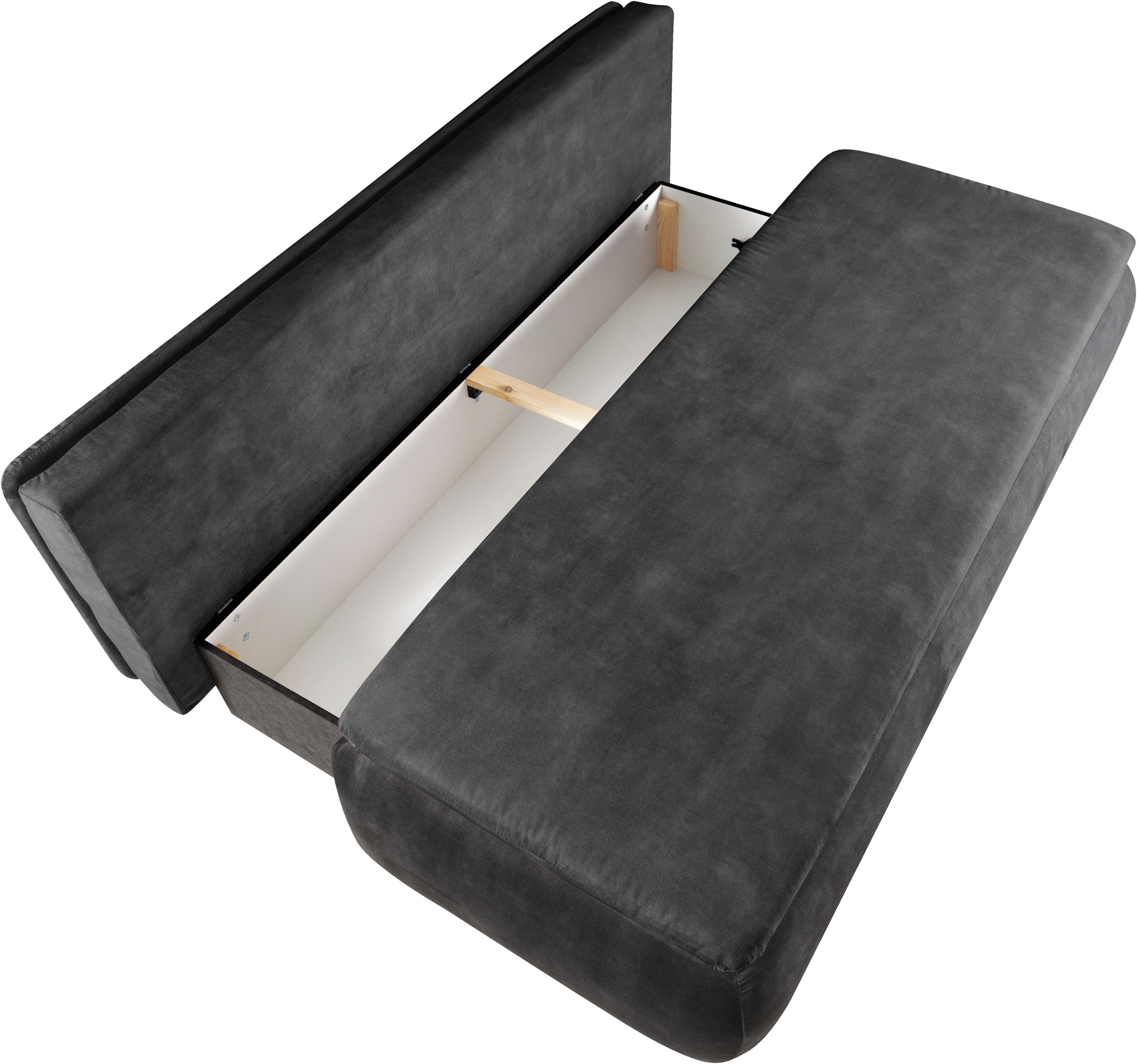 WERK2 Schlafsofa »Tekla LED«, 2-Sitzer Schlafcouch mit Bettkasten & stylischer RGB-LED-Beleuchtung