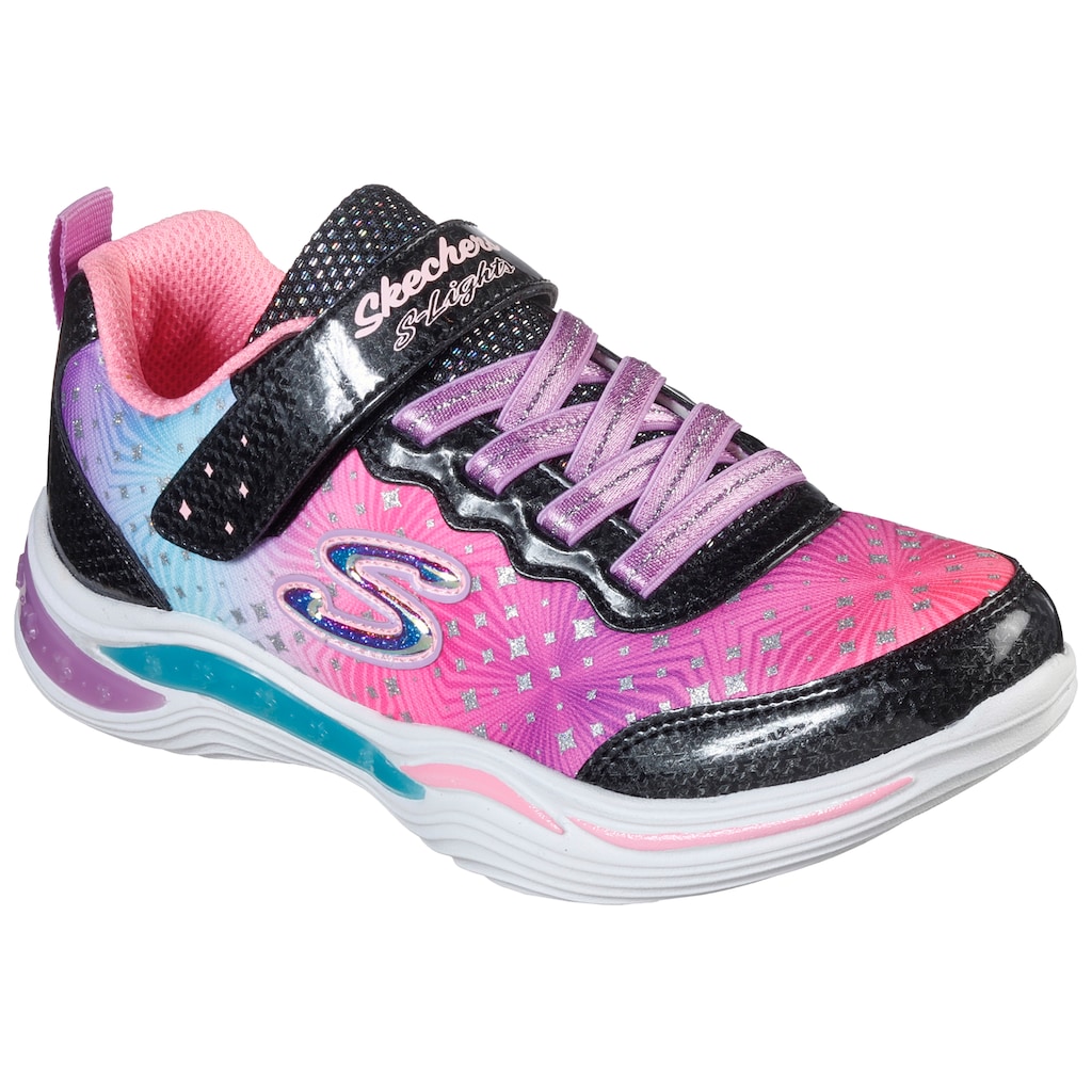 Skechers Kids Sneaker »Blinkschuh POWER PETALS - PAINTED DAISY«