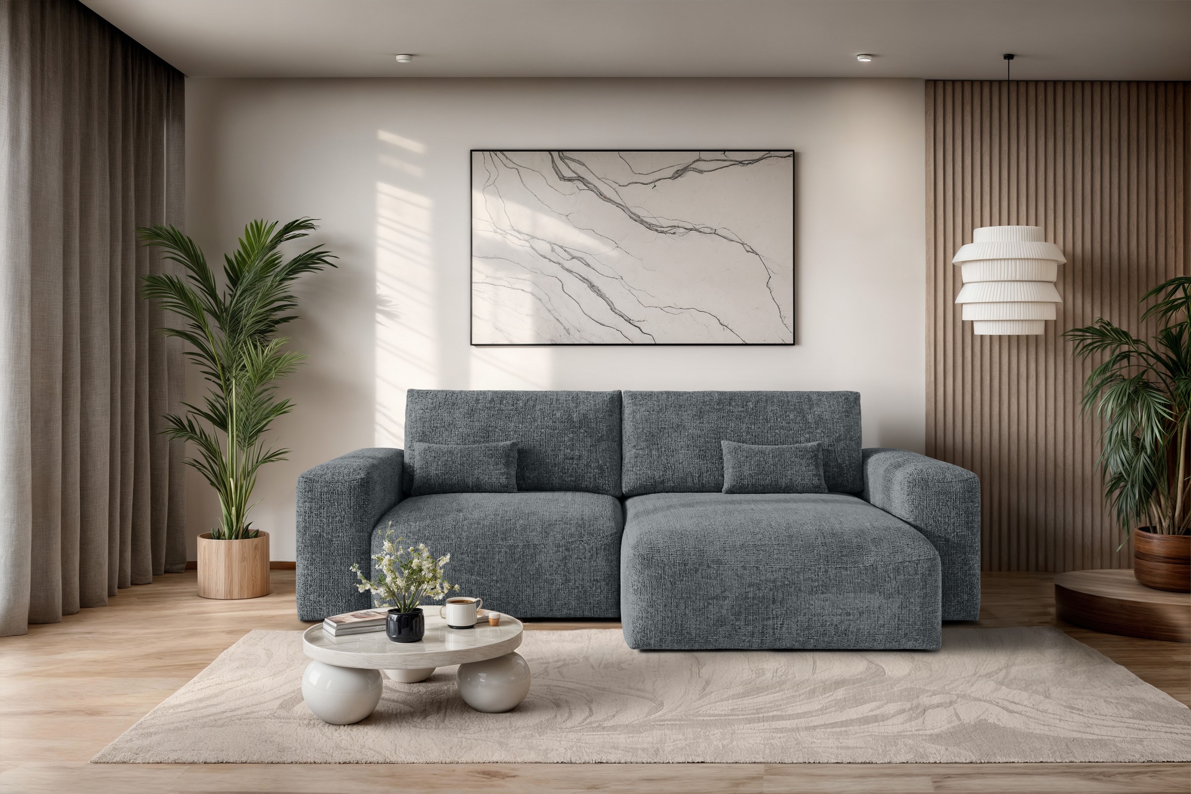 OTTO home Ecksofa »MATTS Schlafsofa mit Bettkasten, Maße B/T/H: 265/159/89 günstig online kaufen