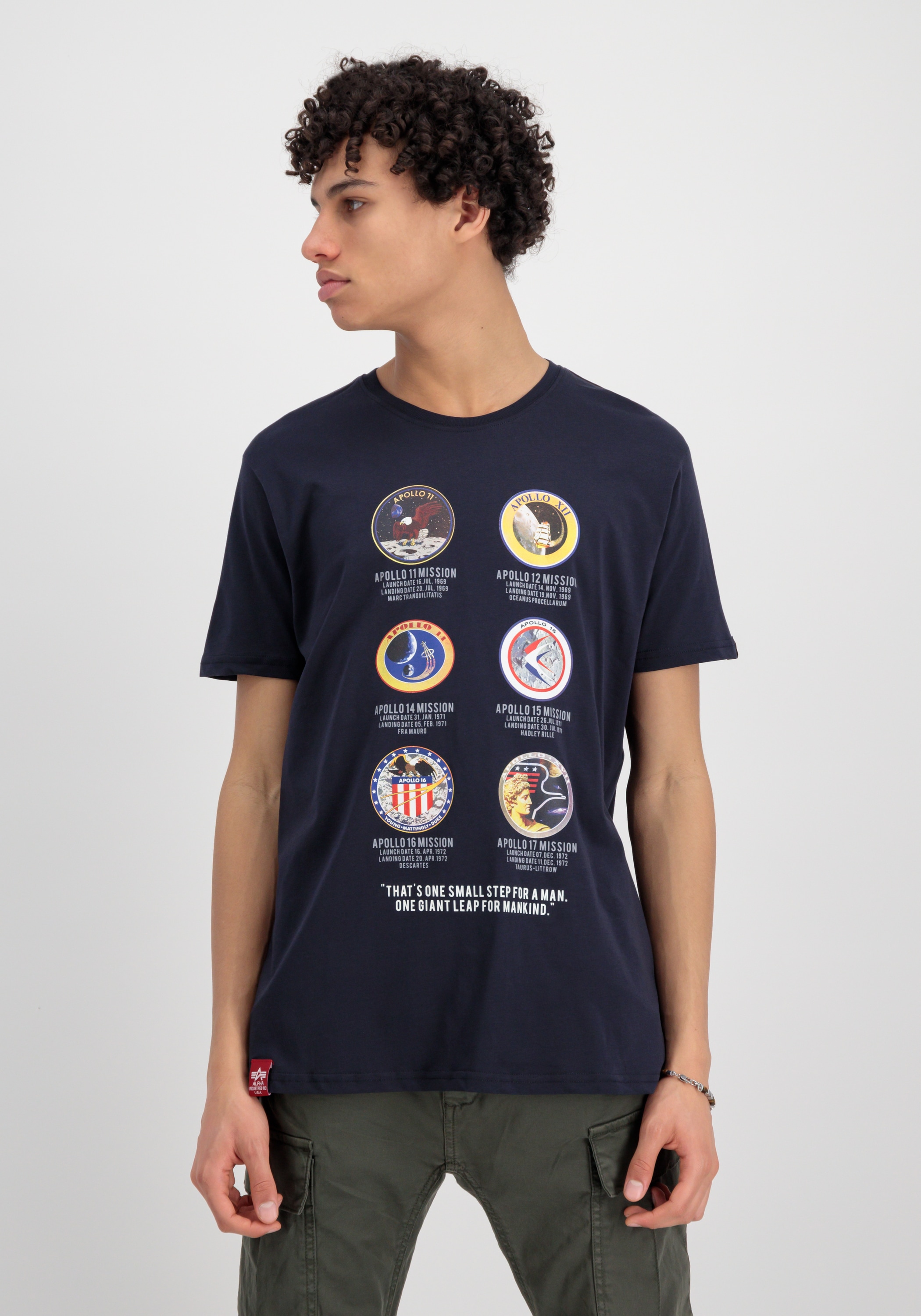 Alpha Industries T-Shirt »Alpha Industries Men - T-Shirts Apollo Mission T- Shirt« online bestellen