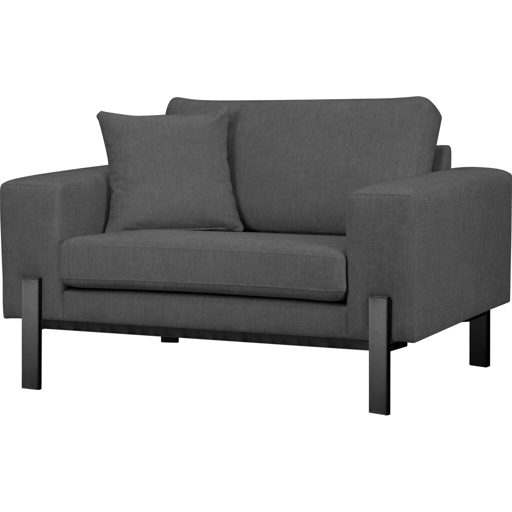 OTTO products Loveseat »Ennis«, Verschiedene Bezugsqualitäten: Baumwolle, recyceltes Polyester