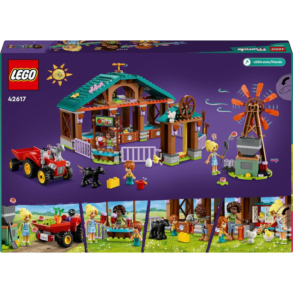 LEGO® Konstruktionsspielsteine »Auffangstation für Farmtiere (42617), LEGO Friends«, (489 St.), Made in Europe