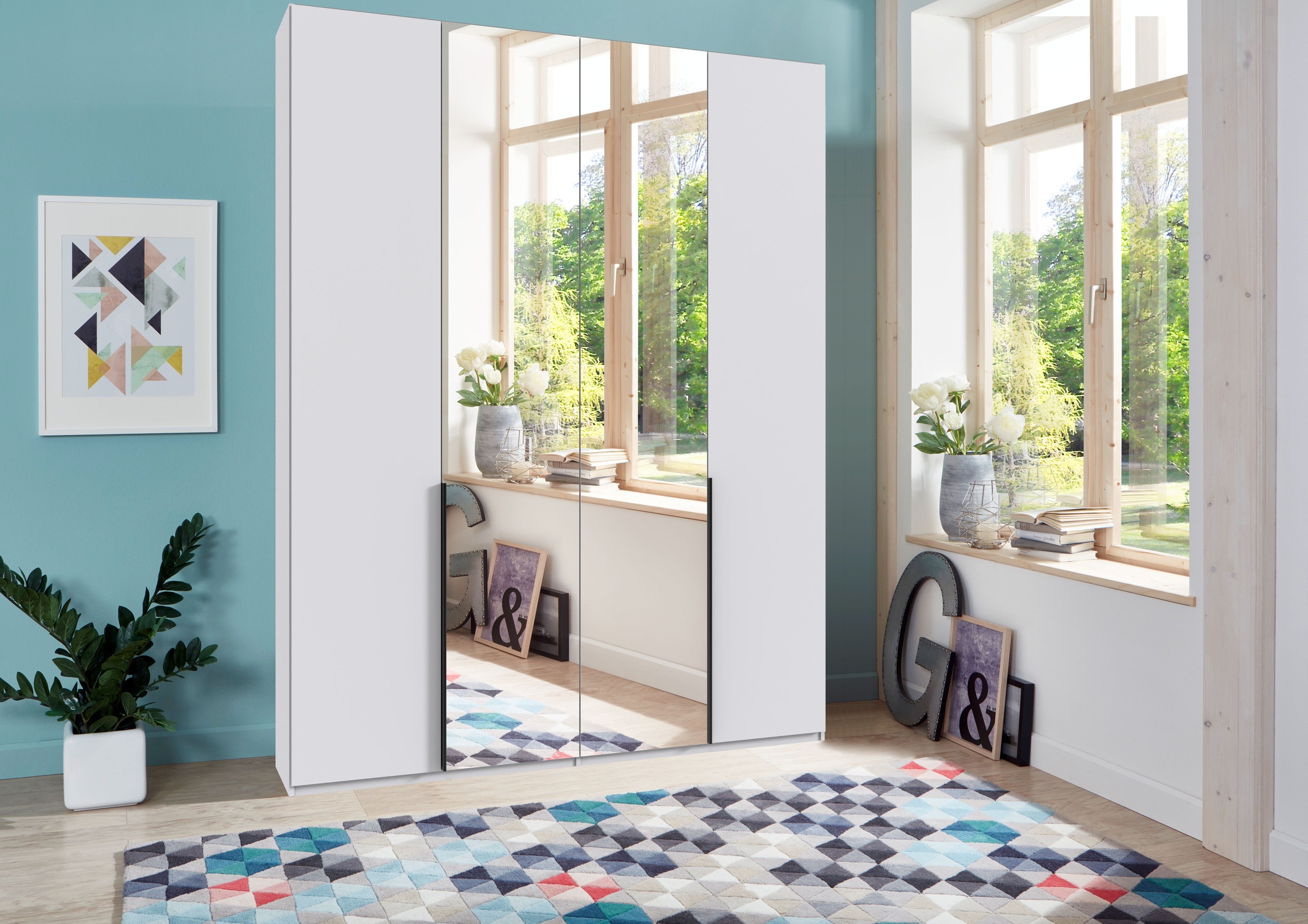 Wimex Kleiderschrank »Mugano,in 8 Breiten,3 Höhen,2 Tiefen, viele Farben, M günstig online kaufen