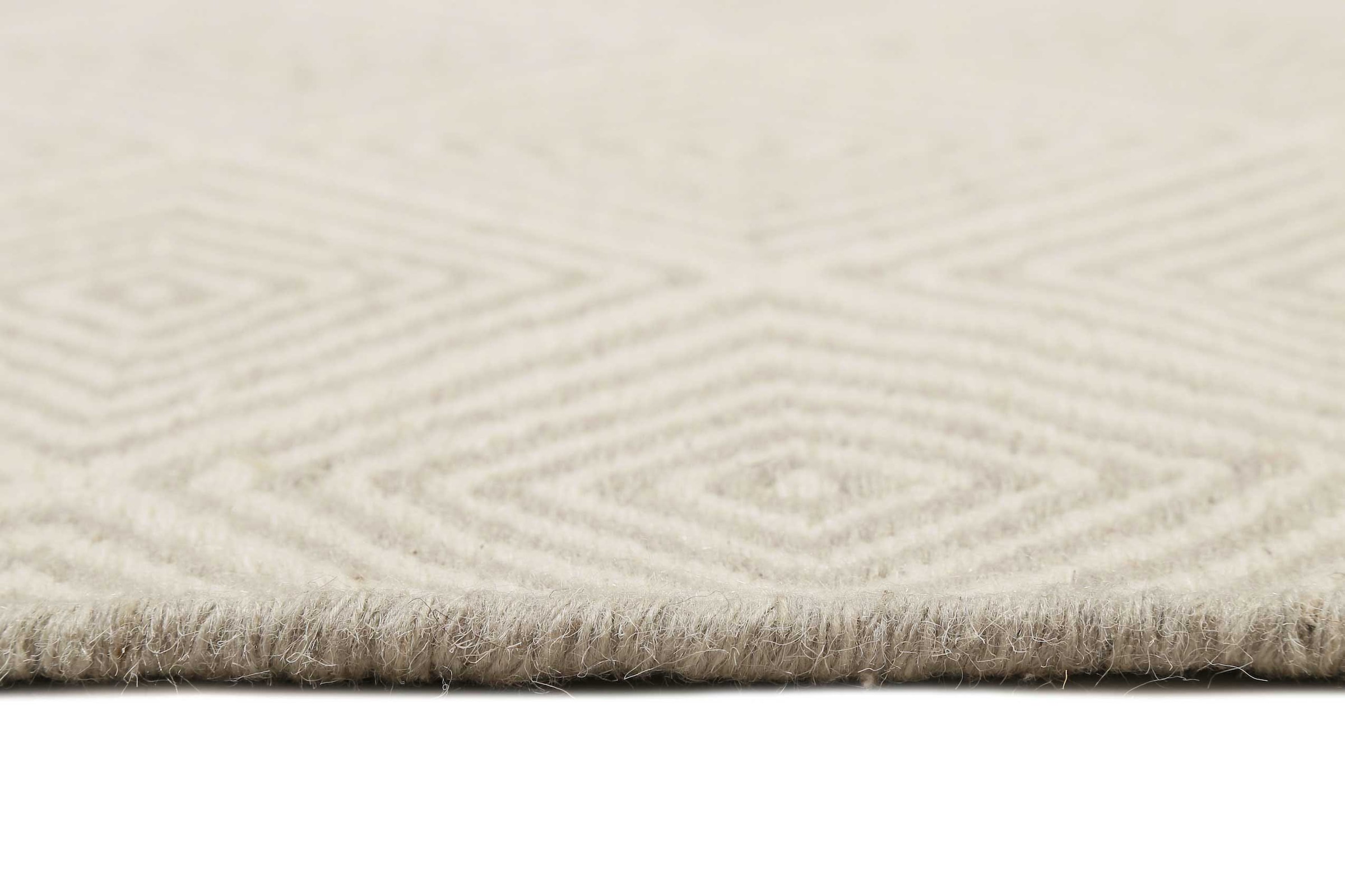 Esprit Wollteppich »Cairo ESP-2206«, rechteckig, 10 mm Höhe, Naturfaserteppich mit Fransen im modernen Design, Wohnzimmer