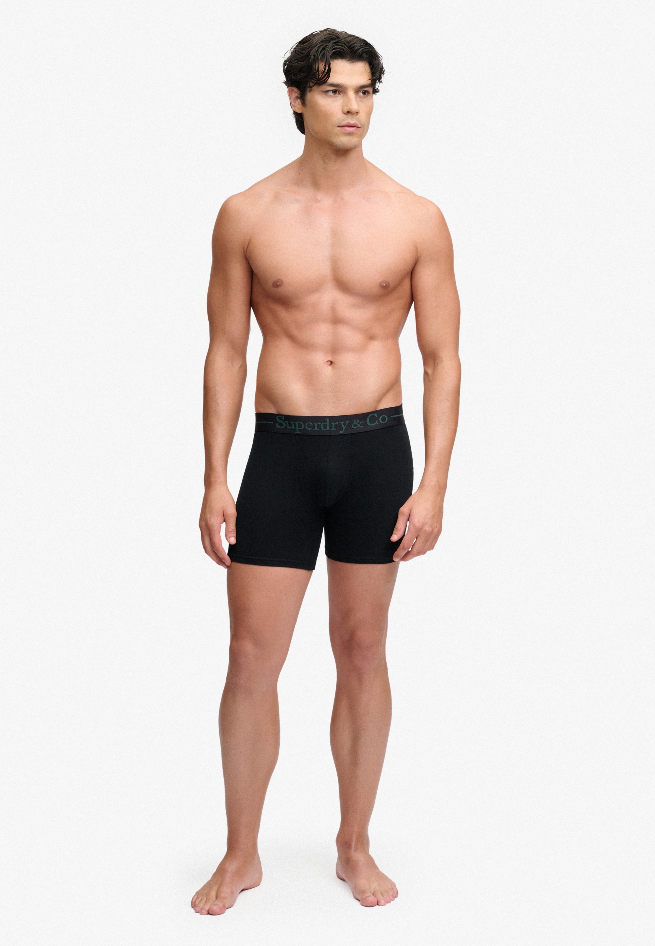Superdry Boxershorts »SDRY & CO BOXER TRIPLE PACK« Packung, 3 Stk. Baumwollmischung, slim fit