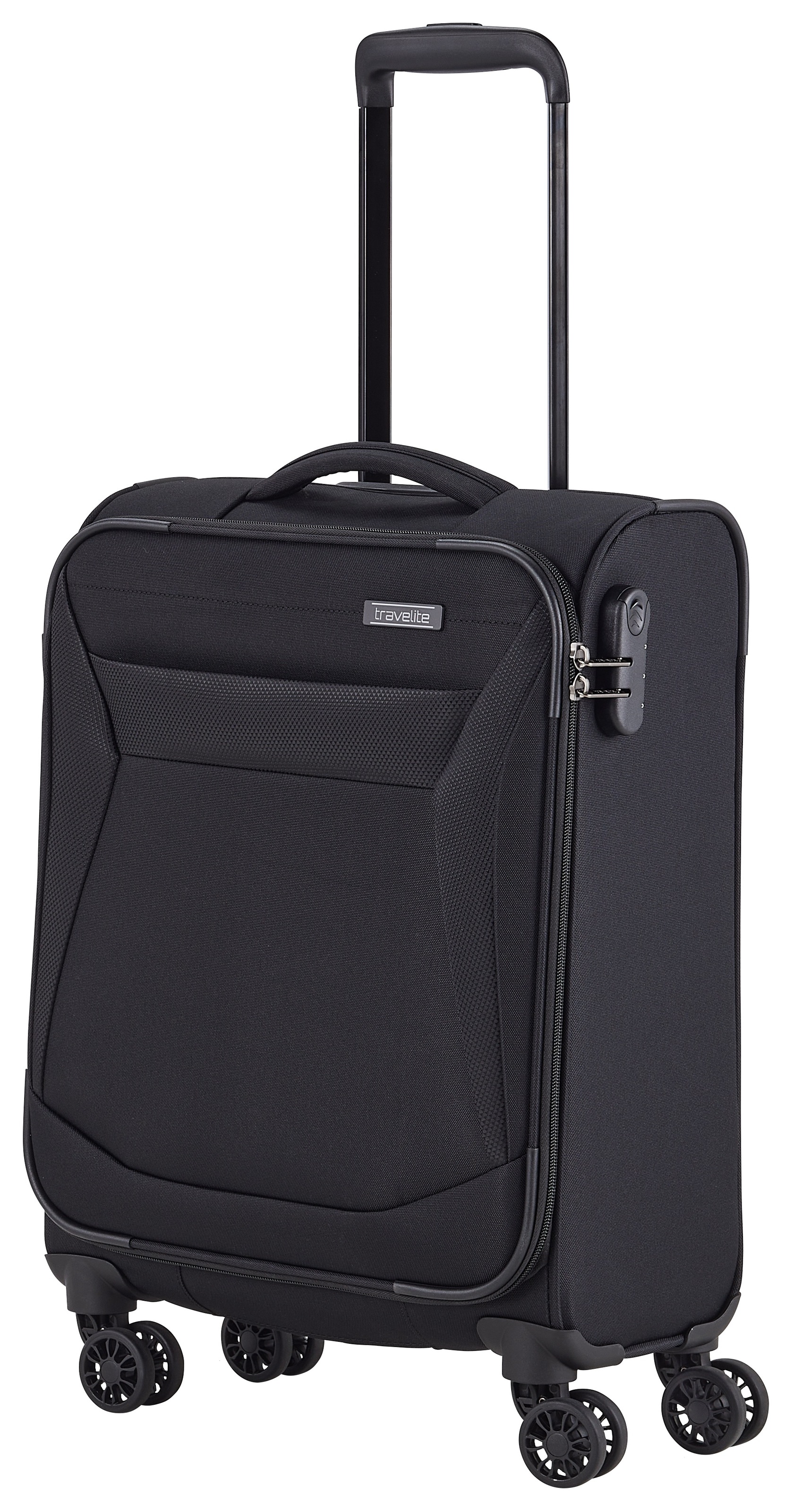 travelite Weichgepäck-Trolley »CHIOS, verschiedene Größen und Farben«, 4 Rollen, Weichgepäck Reisegepäck Koffer TSA Schloss